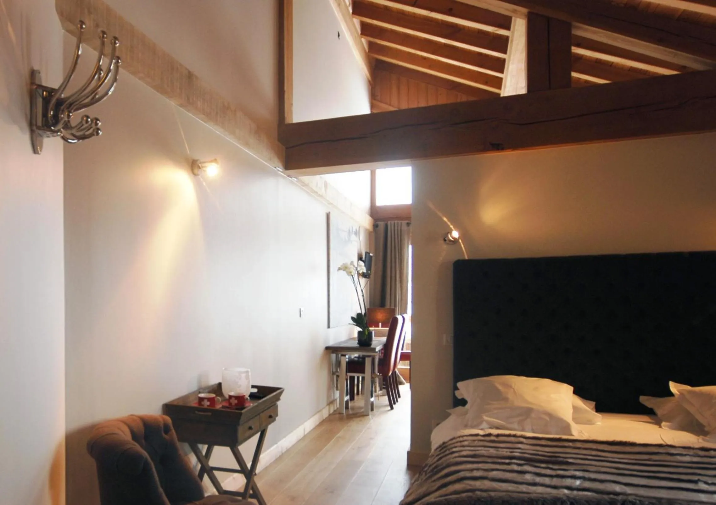 Bed in Hotel Le Monal