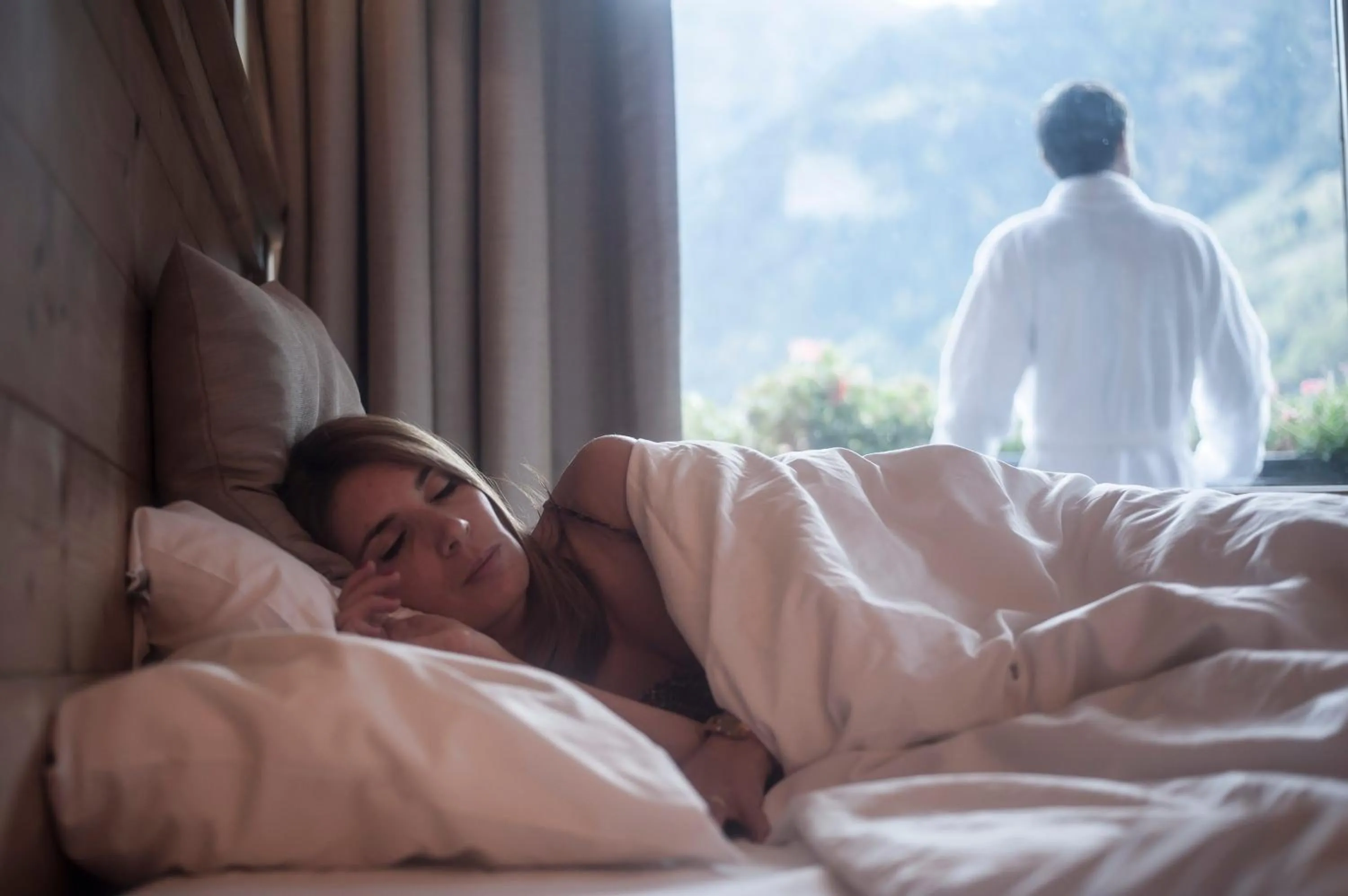 Bed in Hotel Le Monal