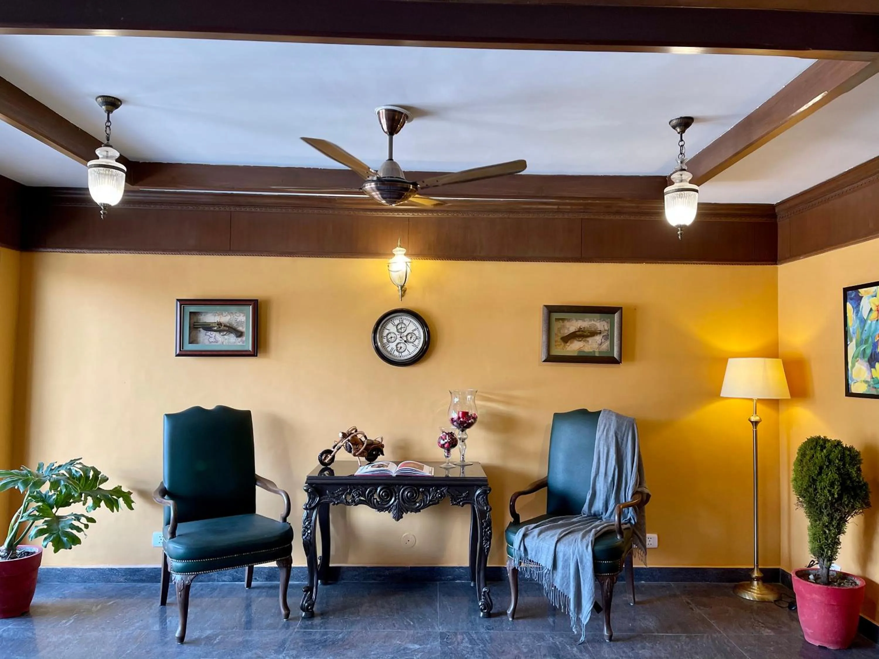 Seating area in Tree of Life Highlands Mussoorie