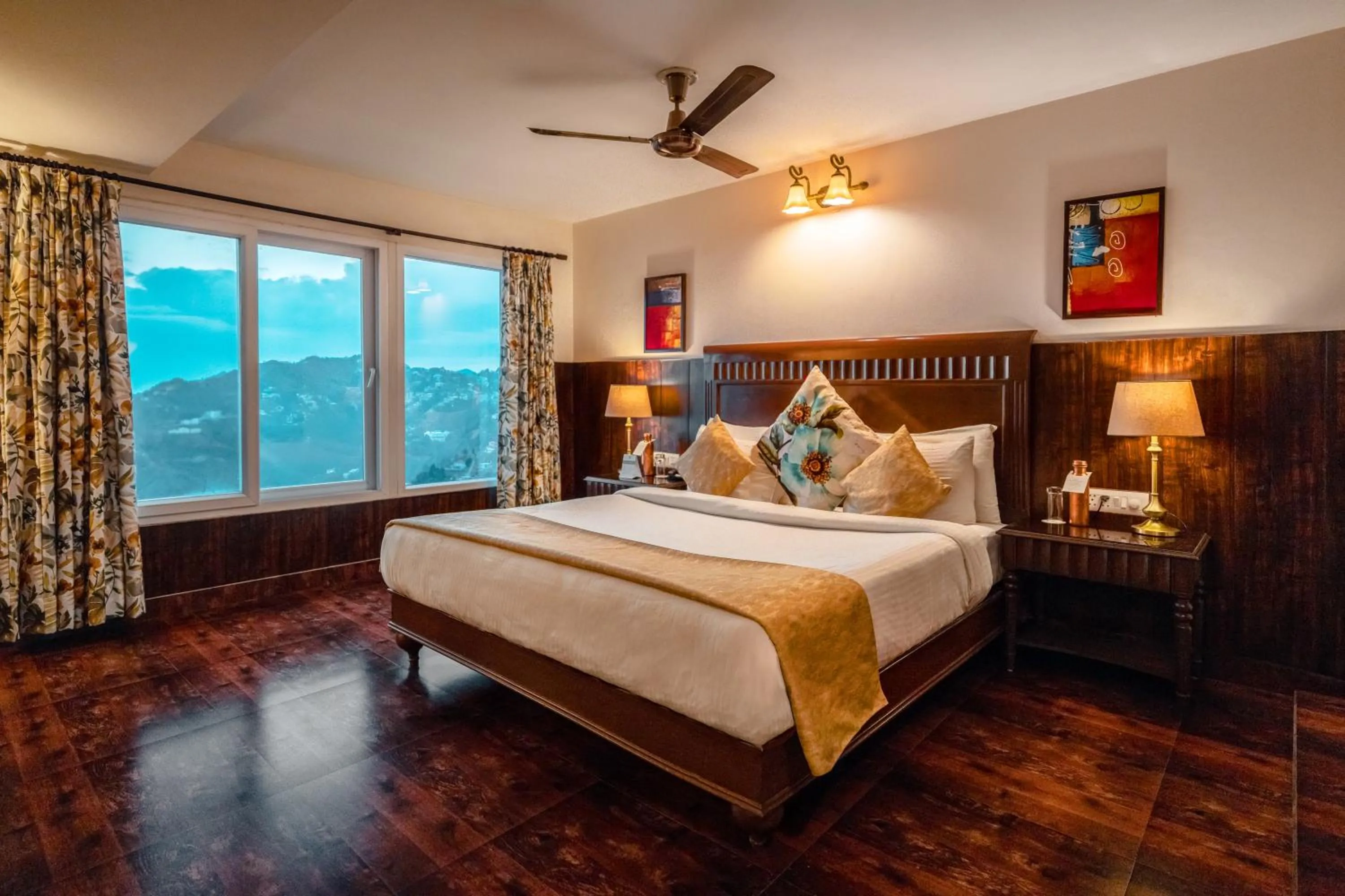 Bedroom, Bed in Tree of Life Highlands Mussoorie
