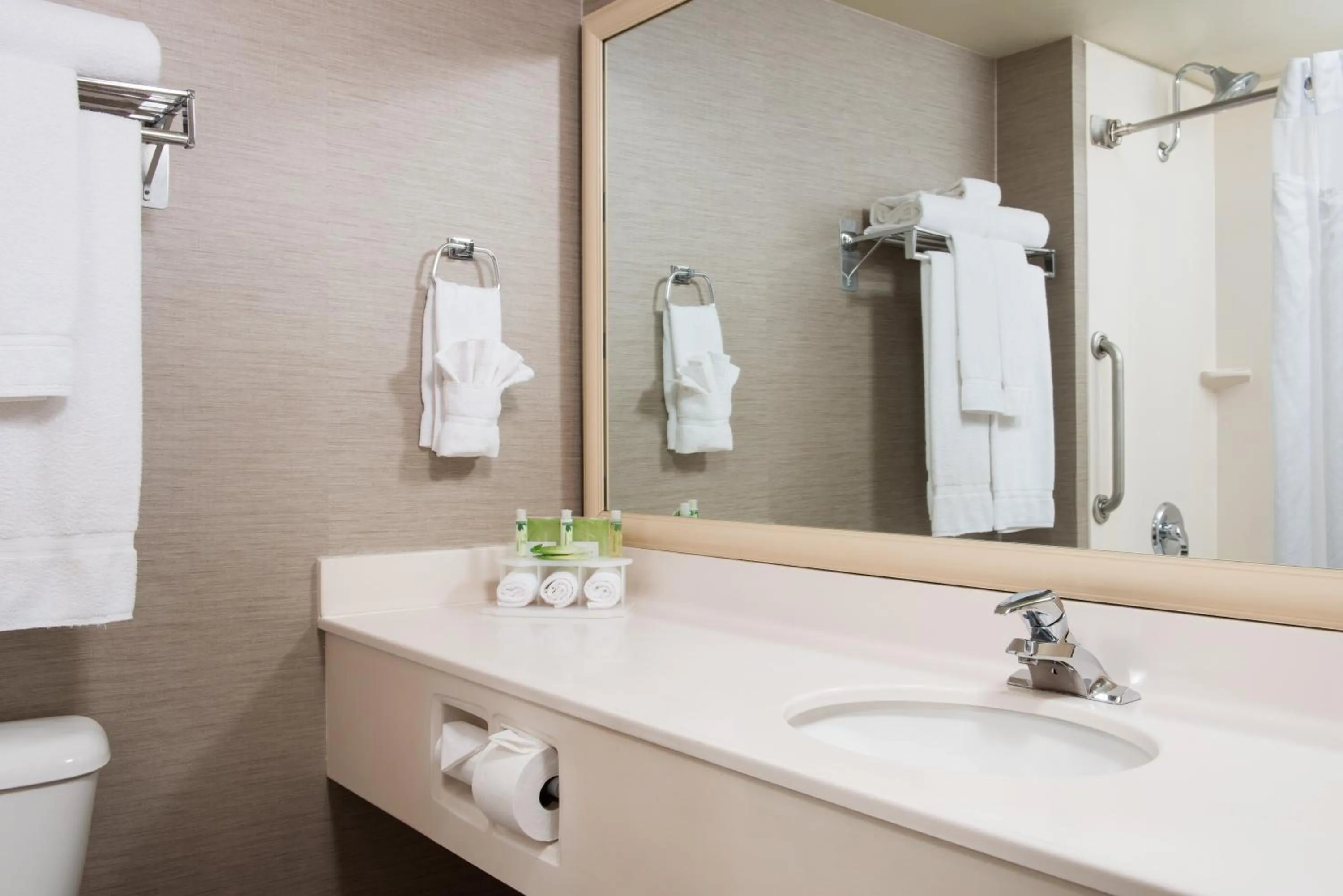 Bathroom in Holiday Inn Express Hotels & Suites Burlington by IHG