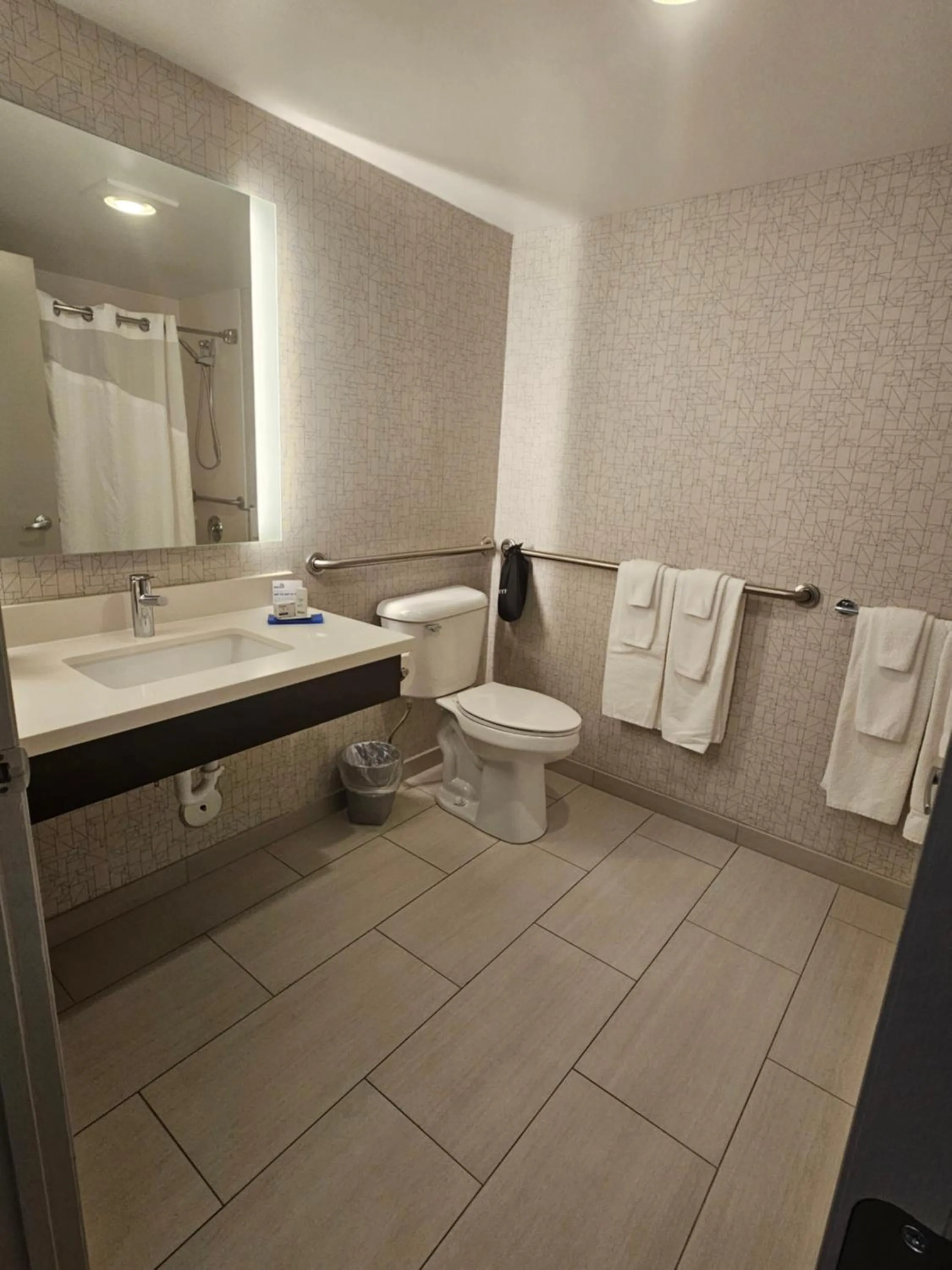Bathroom in Holiday Inn Express Hotels & Suites Burlington by IHG