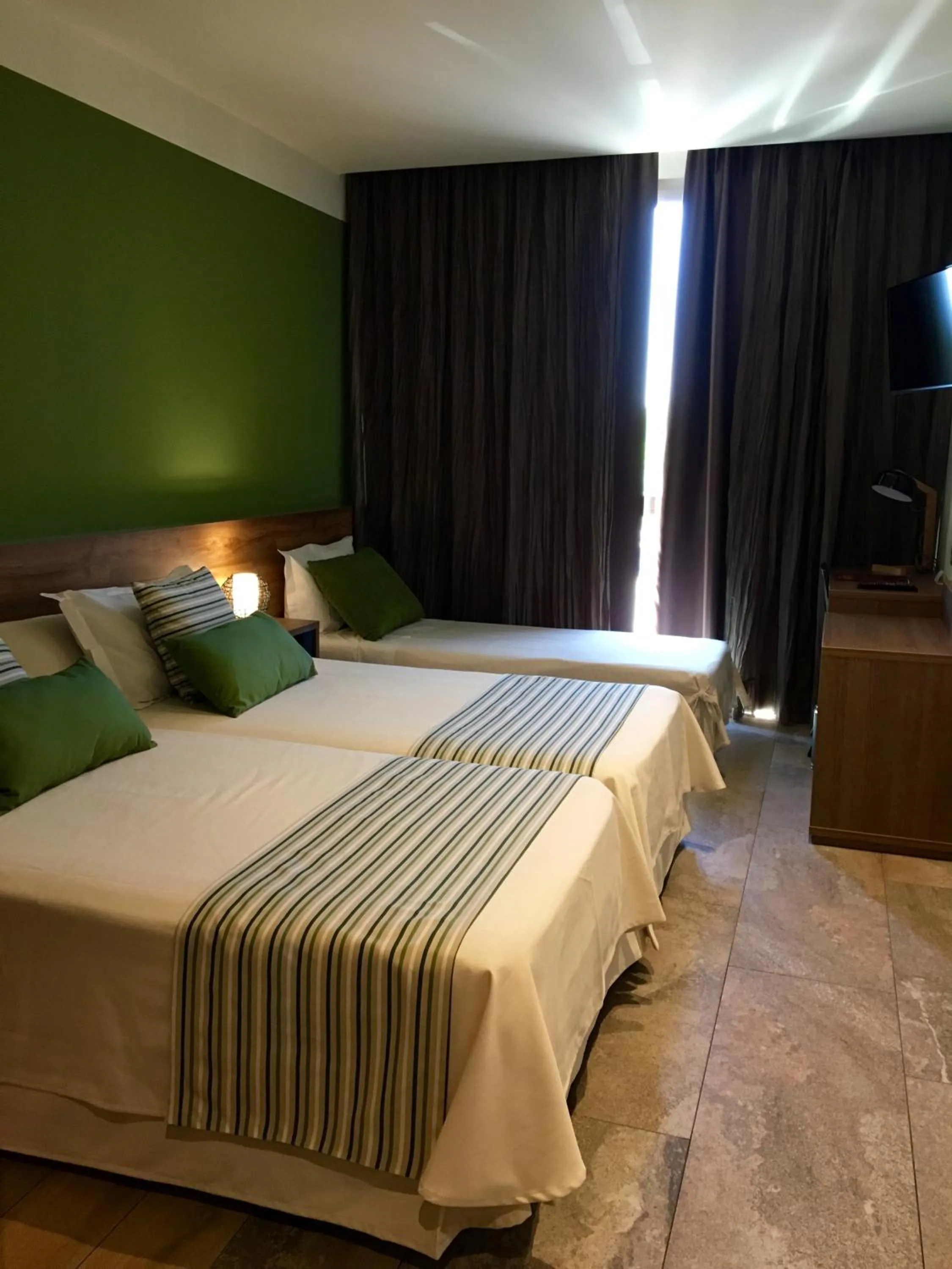Property building, Bed in Hotel Venta Baños