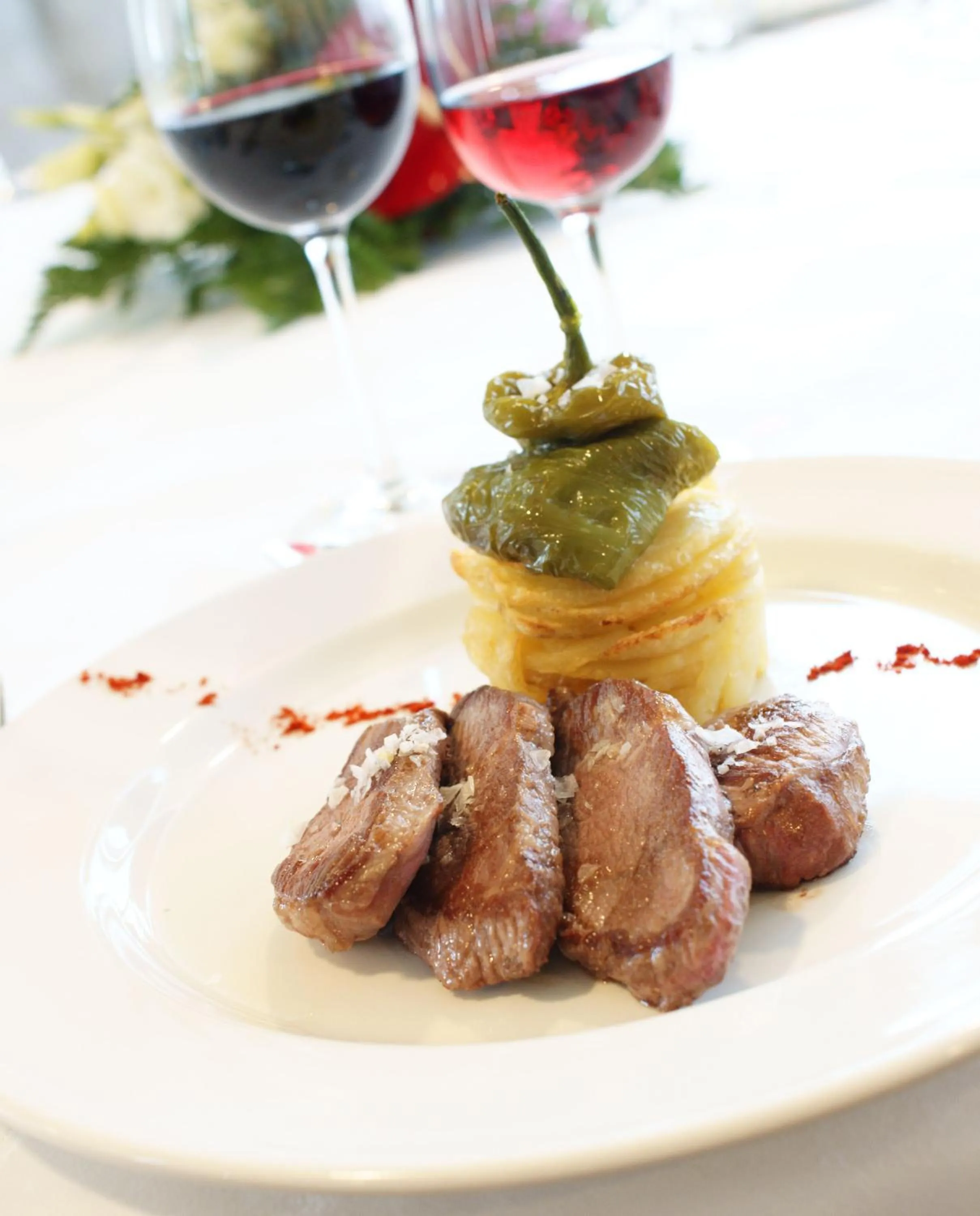 Food close-up in Hotel Venta Baños