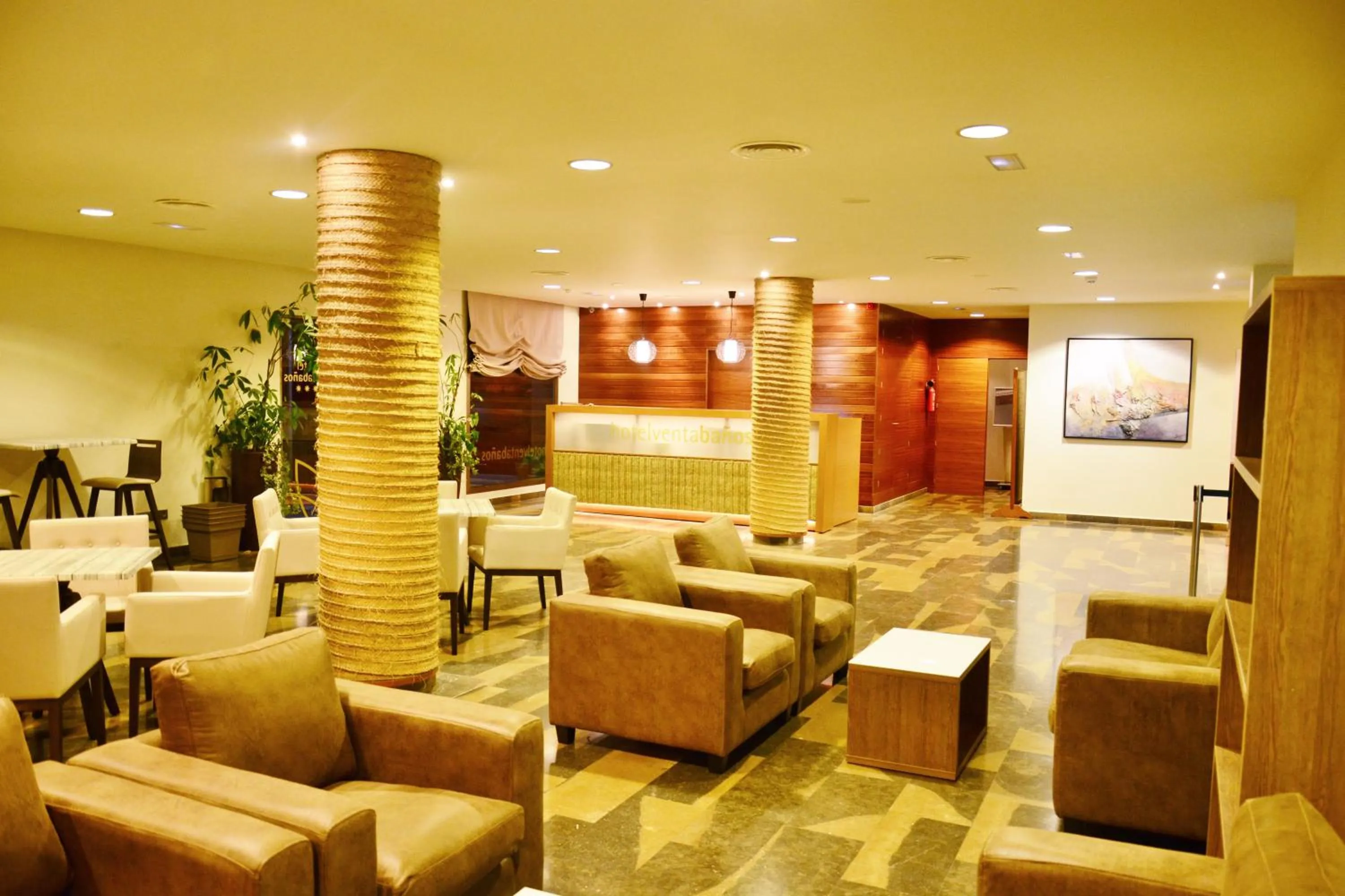 Lobby or reception in Hotel Venta Baños