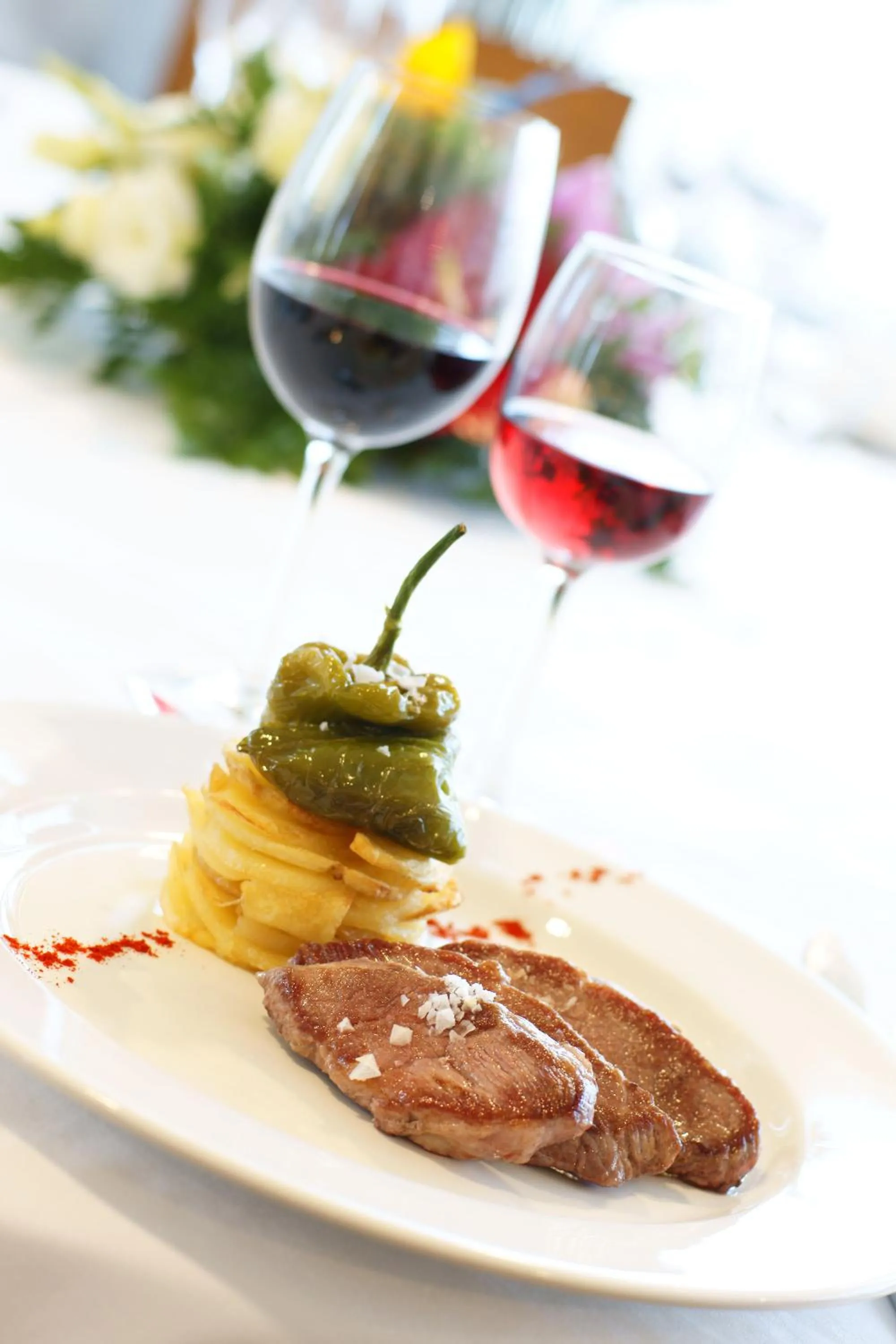 Food close-up in Hotel Venta Baños