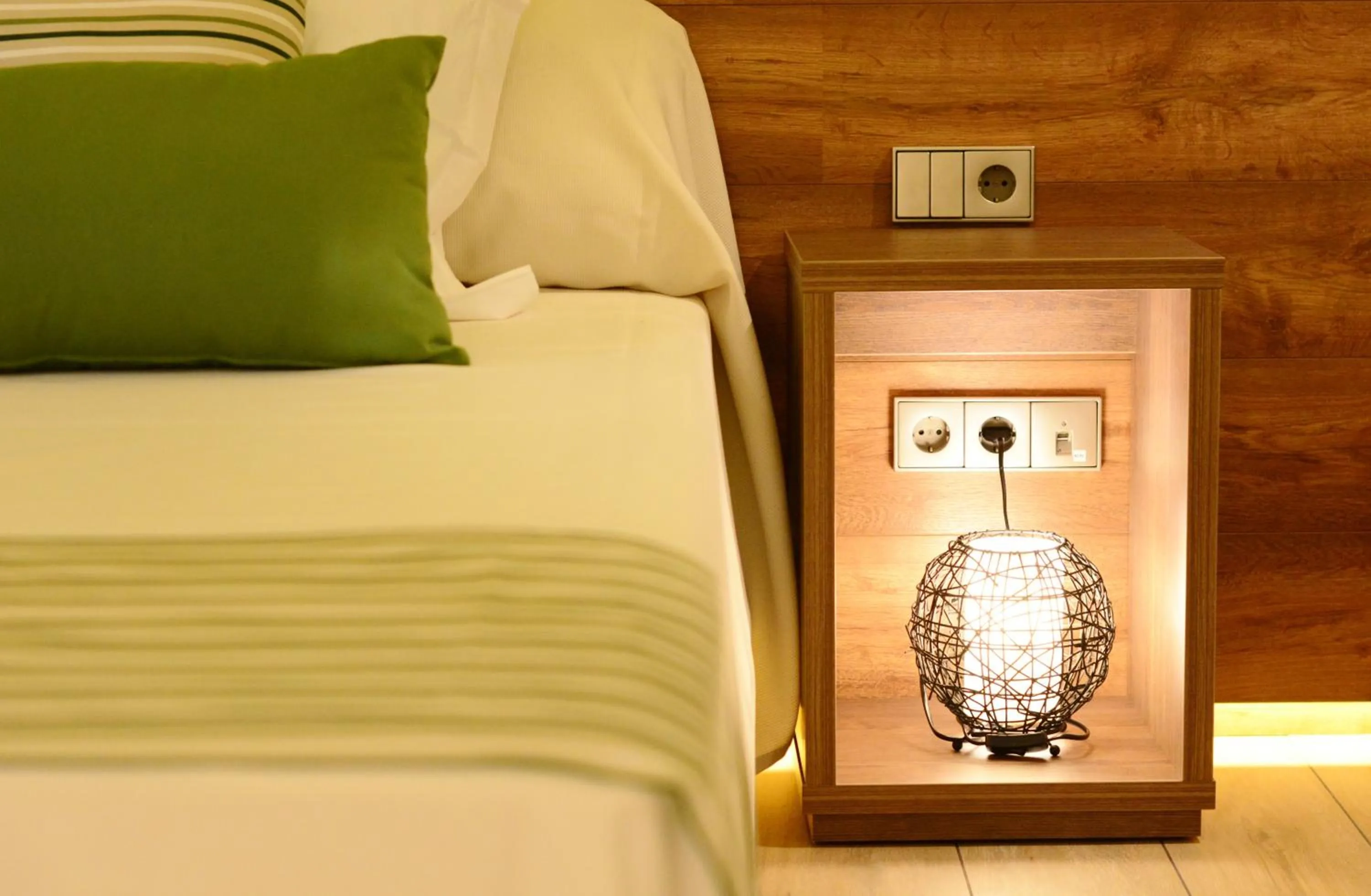 Decorative detail, Bed in Hotel Venta Baños