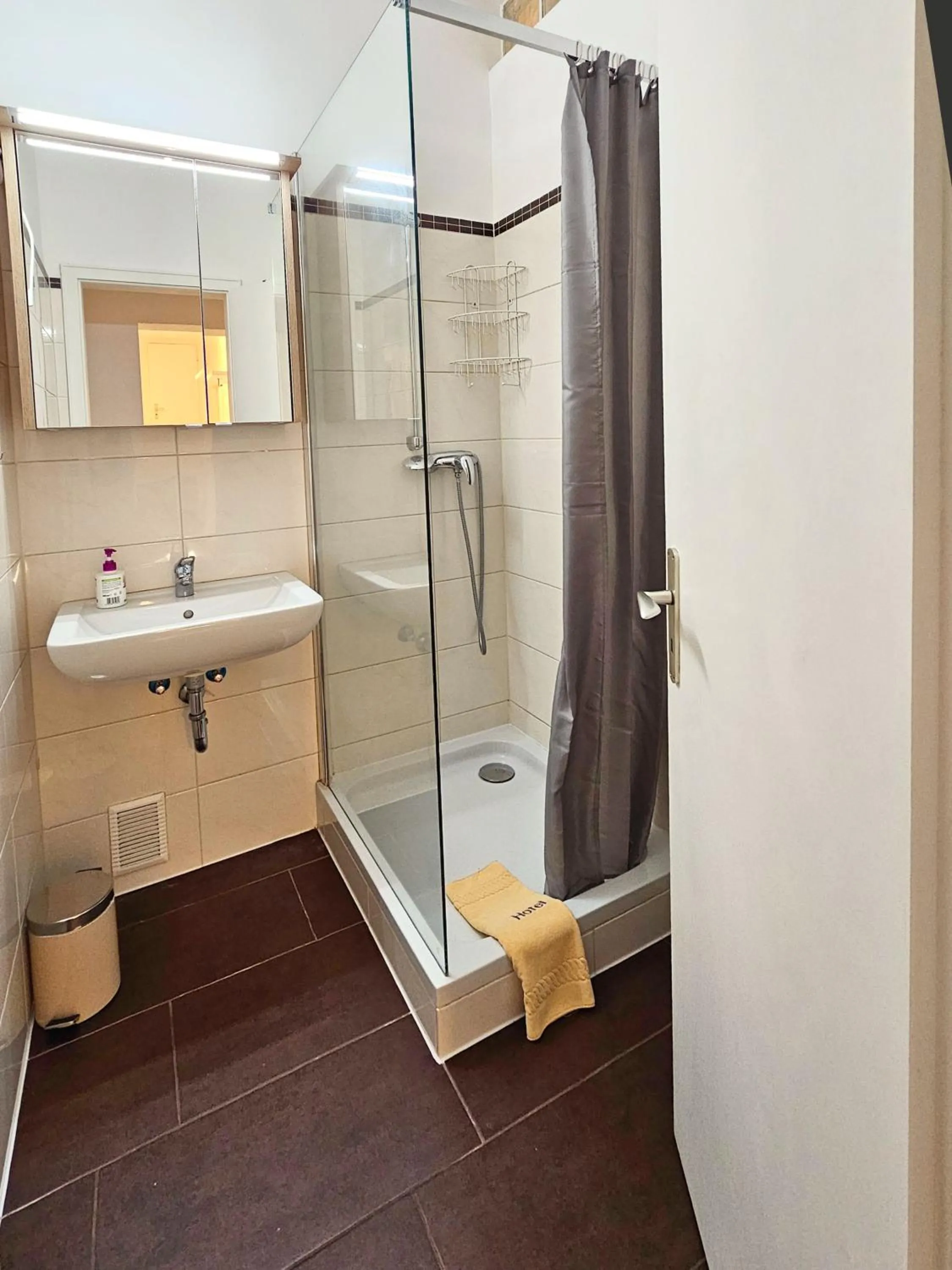 Shower in Hotel Maurer