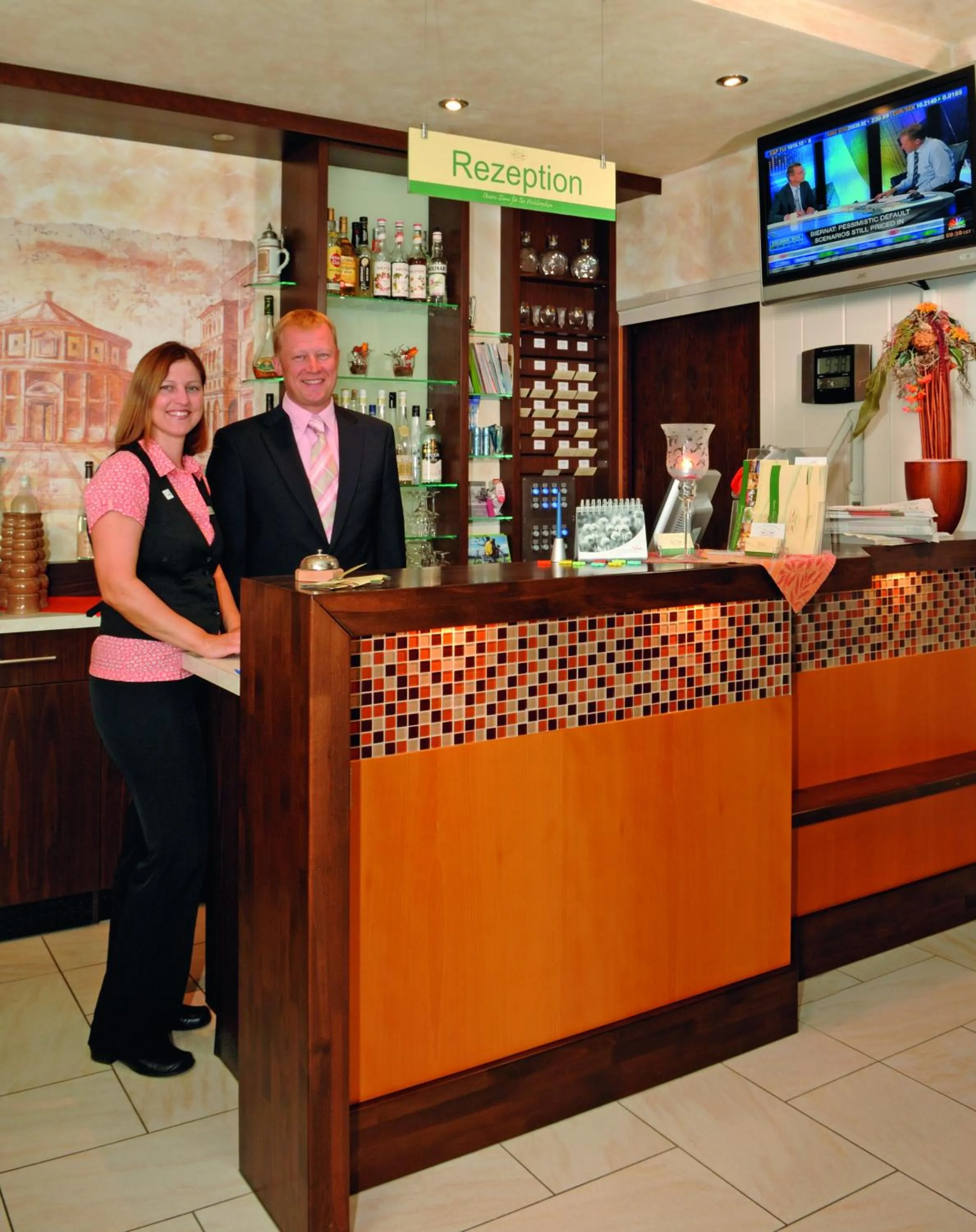 Lobby or reception in Hotel Maurer