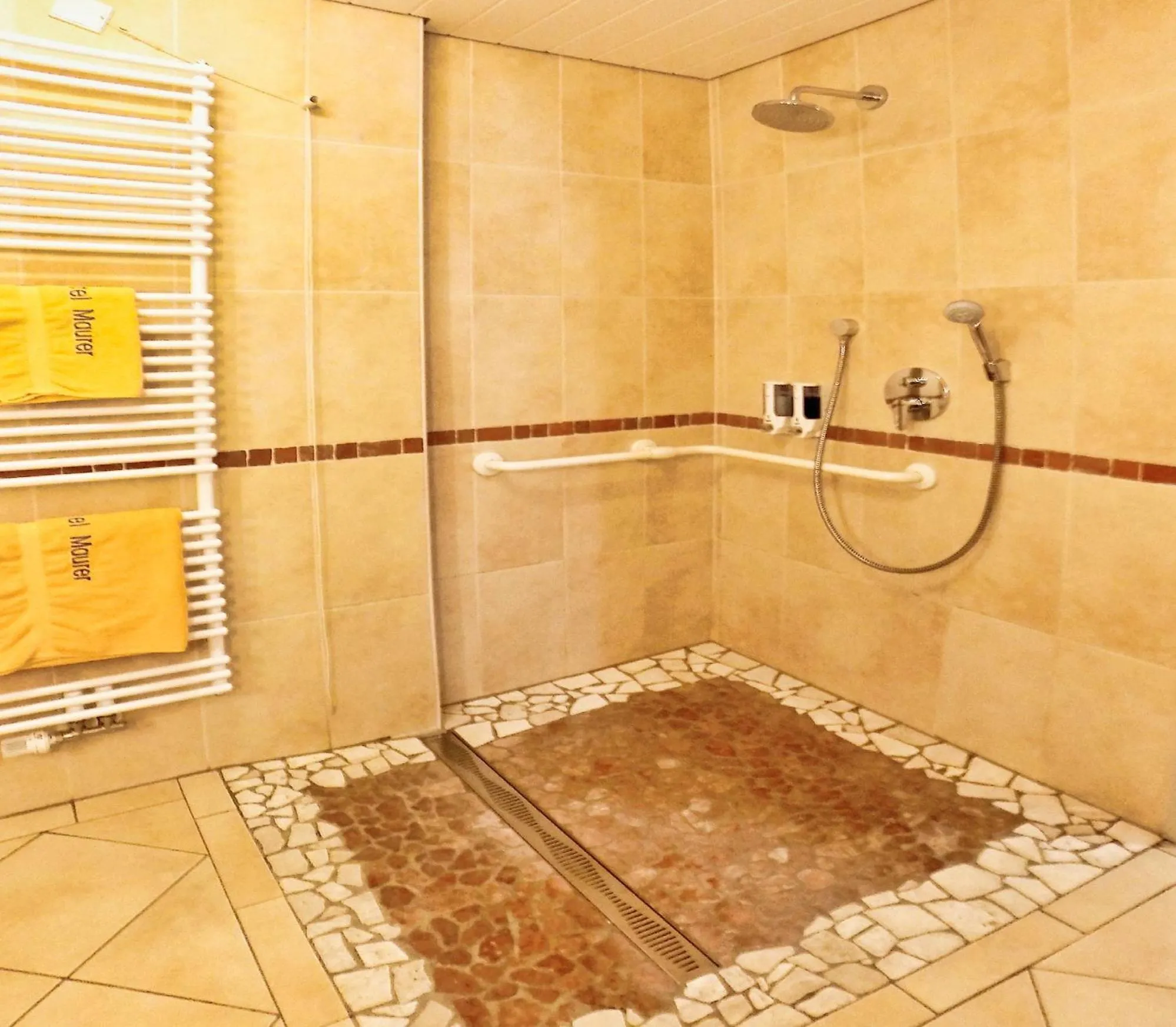 Shower in Hotel Maurer