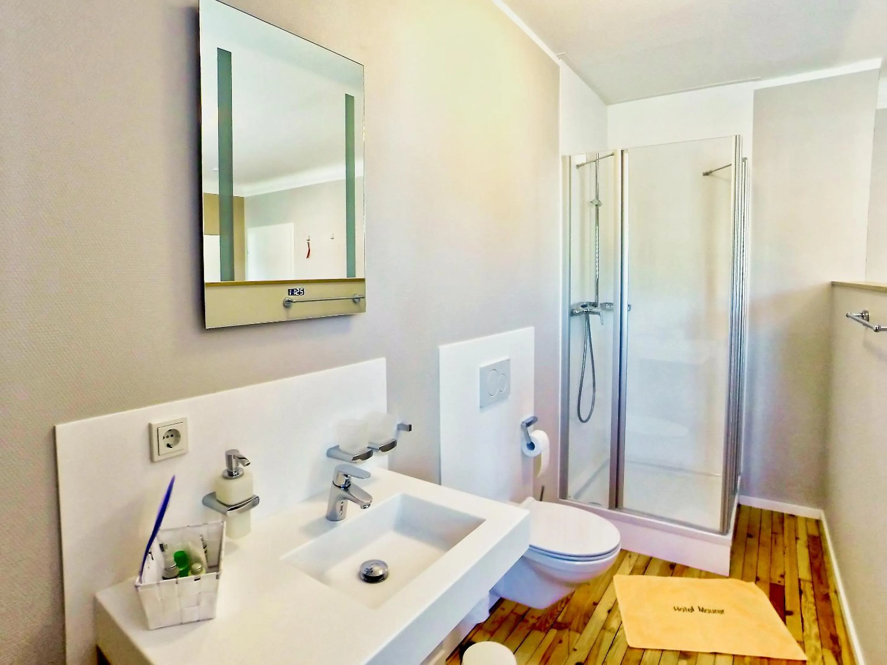 Shower in Hotel Maurer