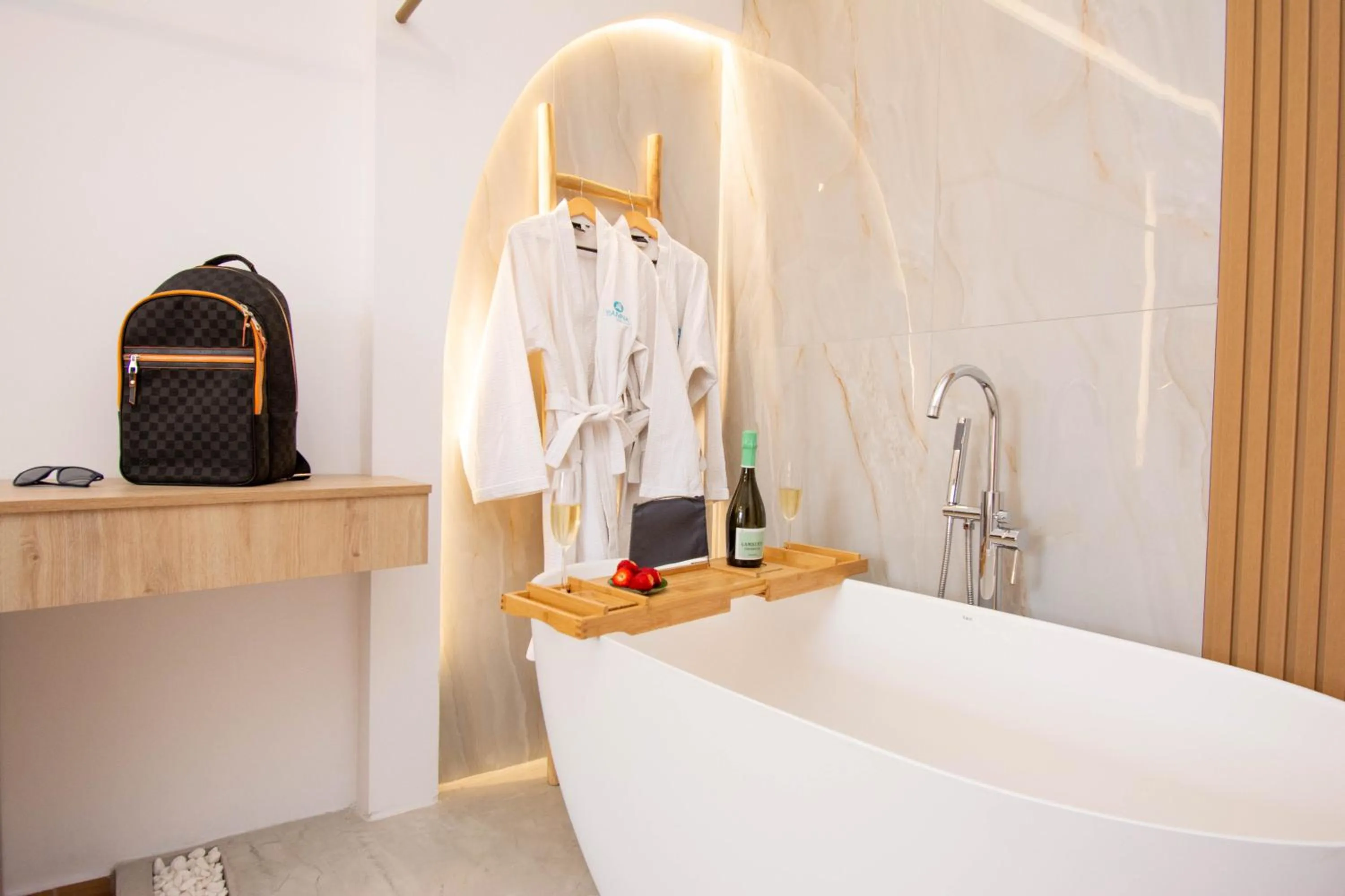 Bathroom in Yianna Caravel Suites "by Checkin" adults only