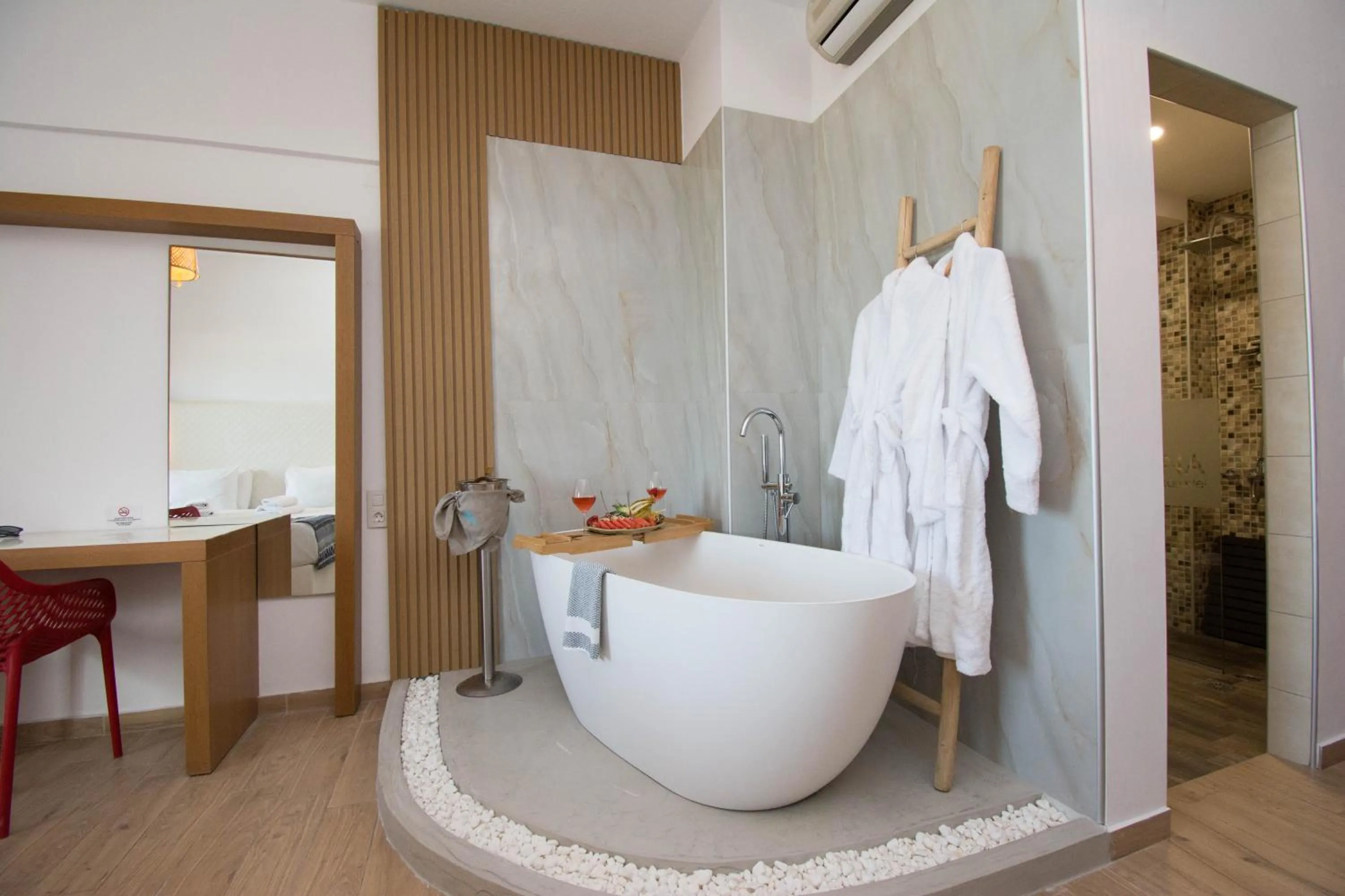 Bath in Yianna Caravel Suites "by Checkin" adults only