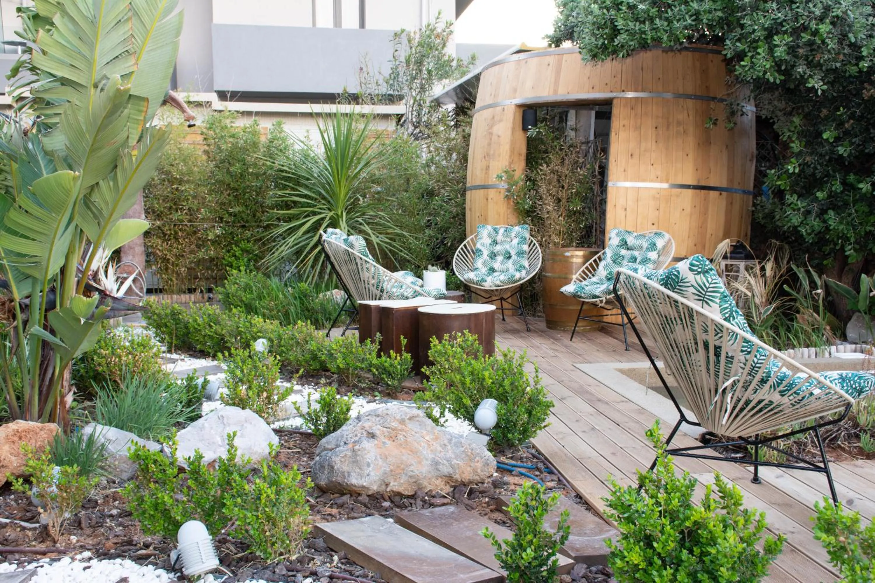 Hot Tub in Yianna Caravel Suites "by Checkin" adults only