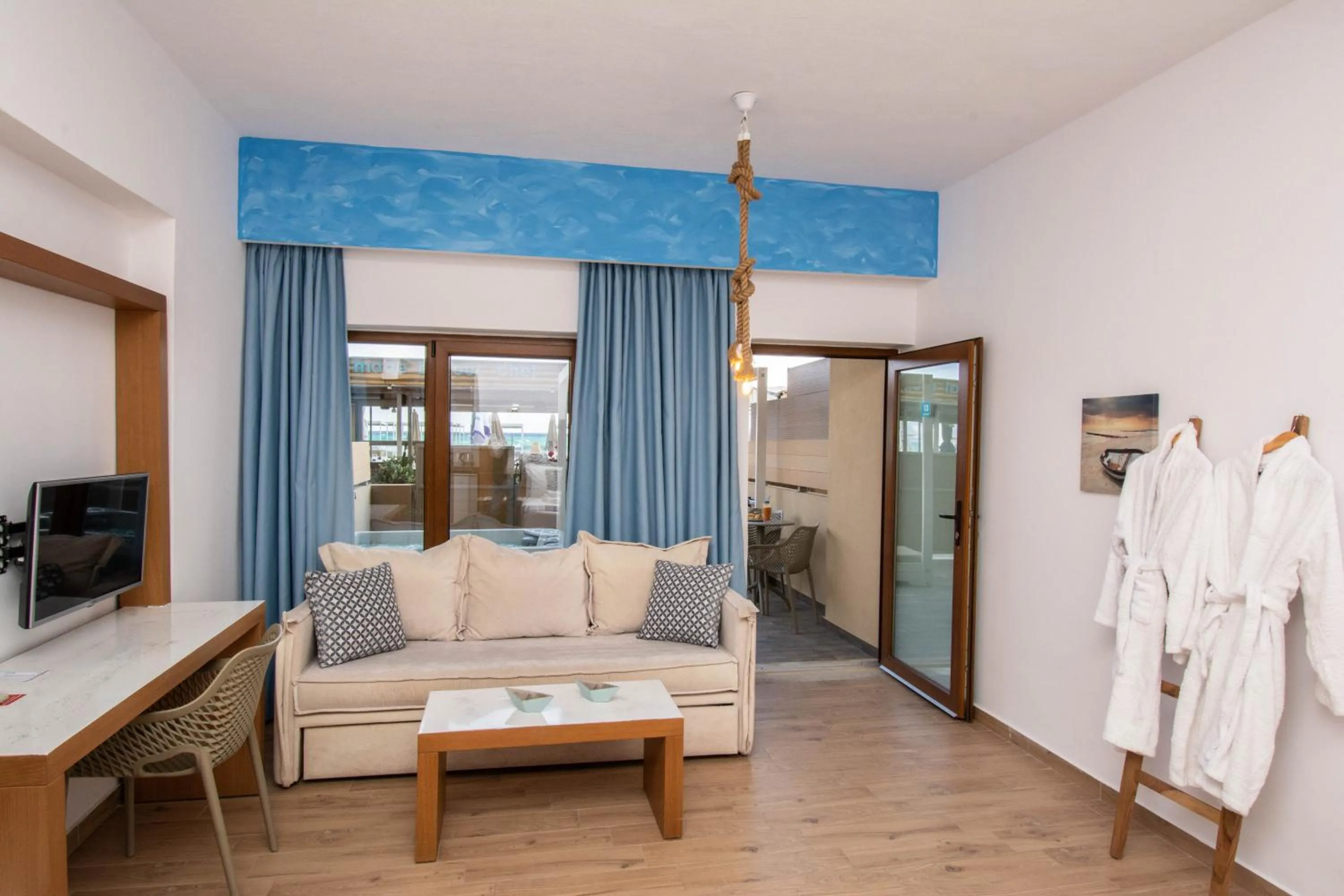 TV and multimedia in Yianna Caravel Suites "by Checkin" adults only