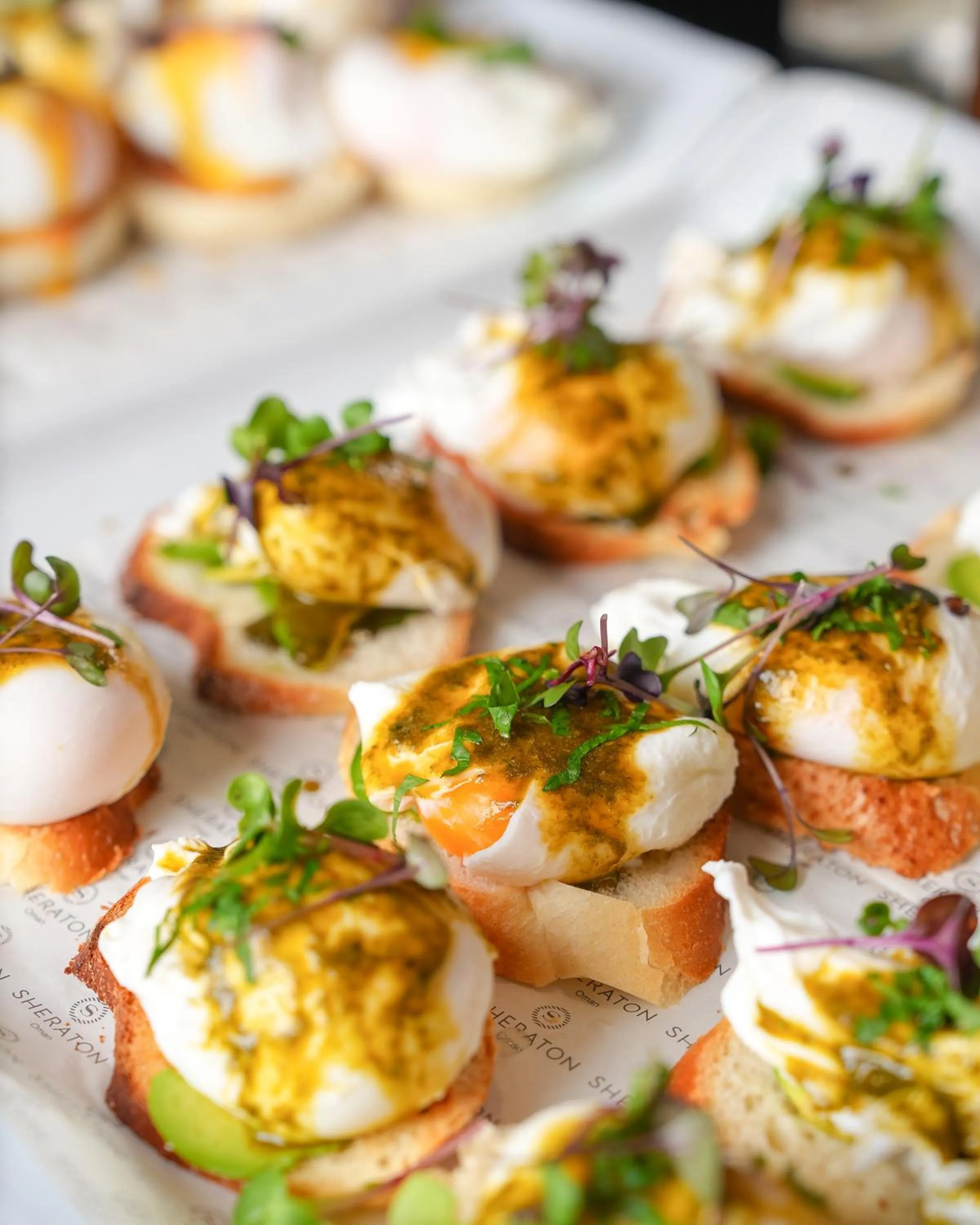 Buffet breakfast in Sheraton Oman Hotel