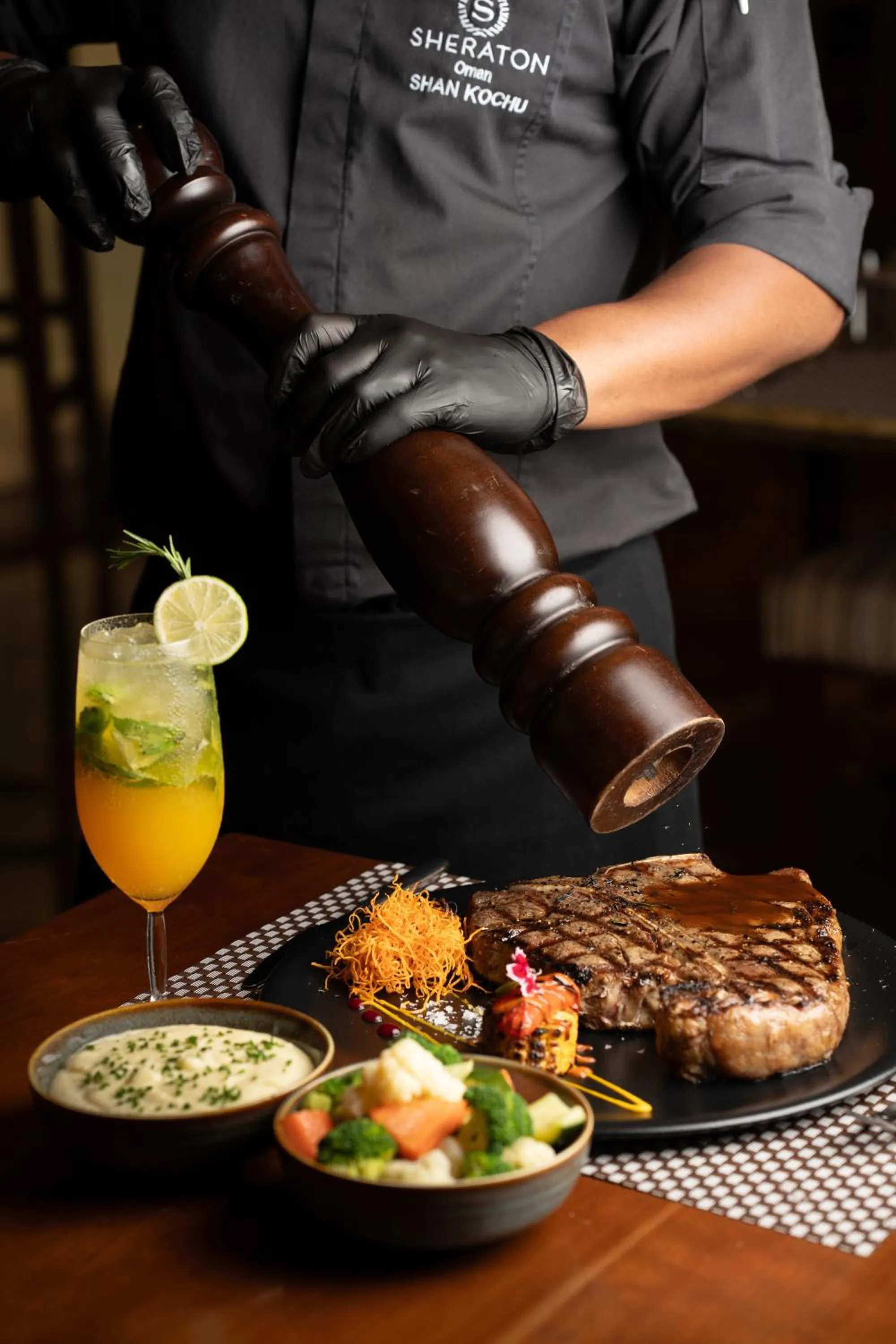Food close-up in Sheraton Oman Hotel