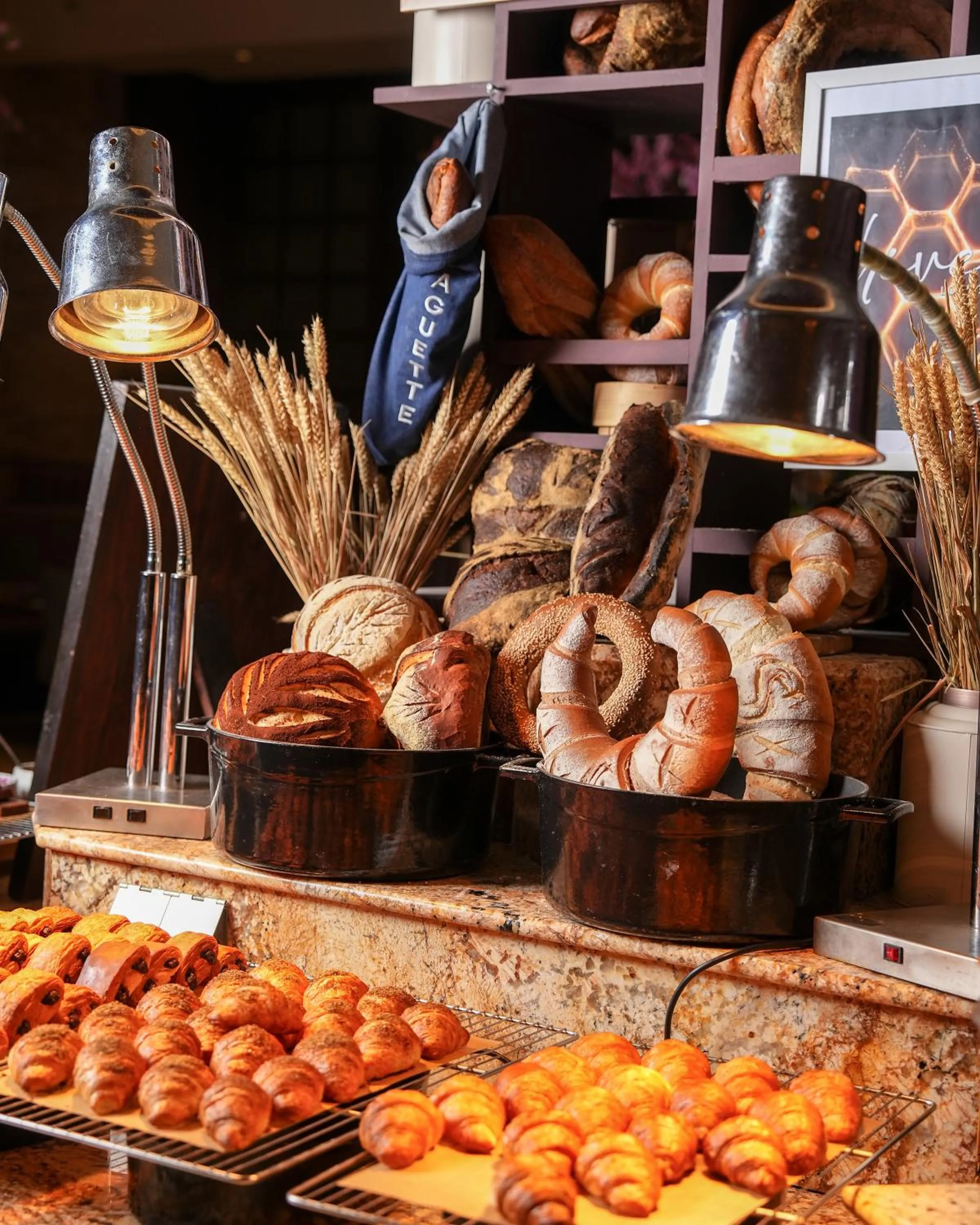 Buffet breakfast in Sheraton Oman Hotel