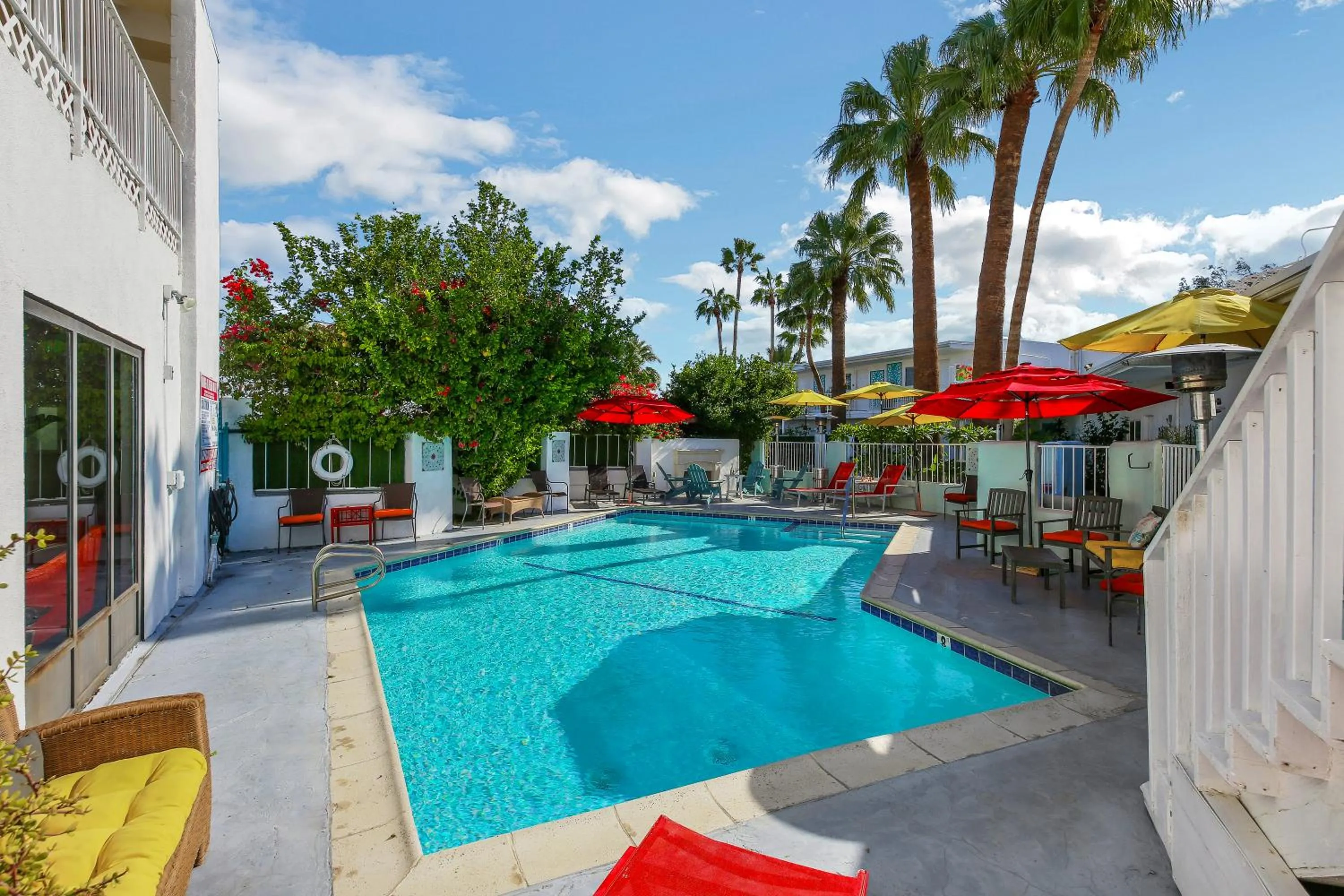Pool view in Inn at Palm Springs