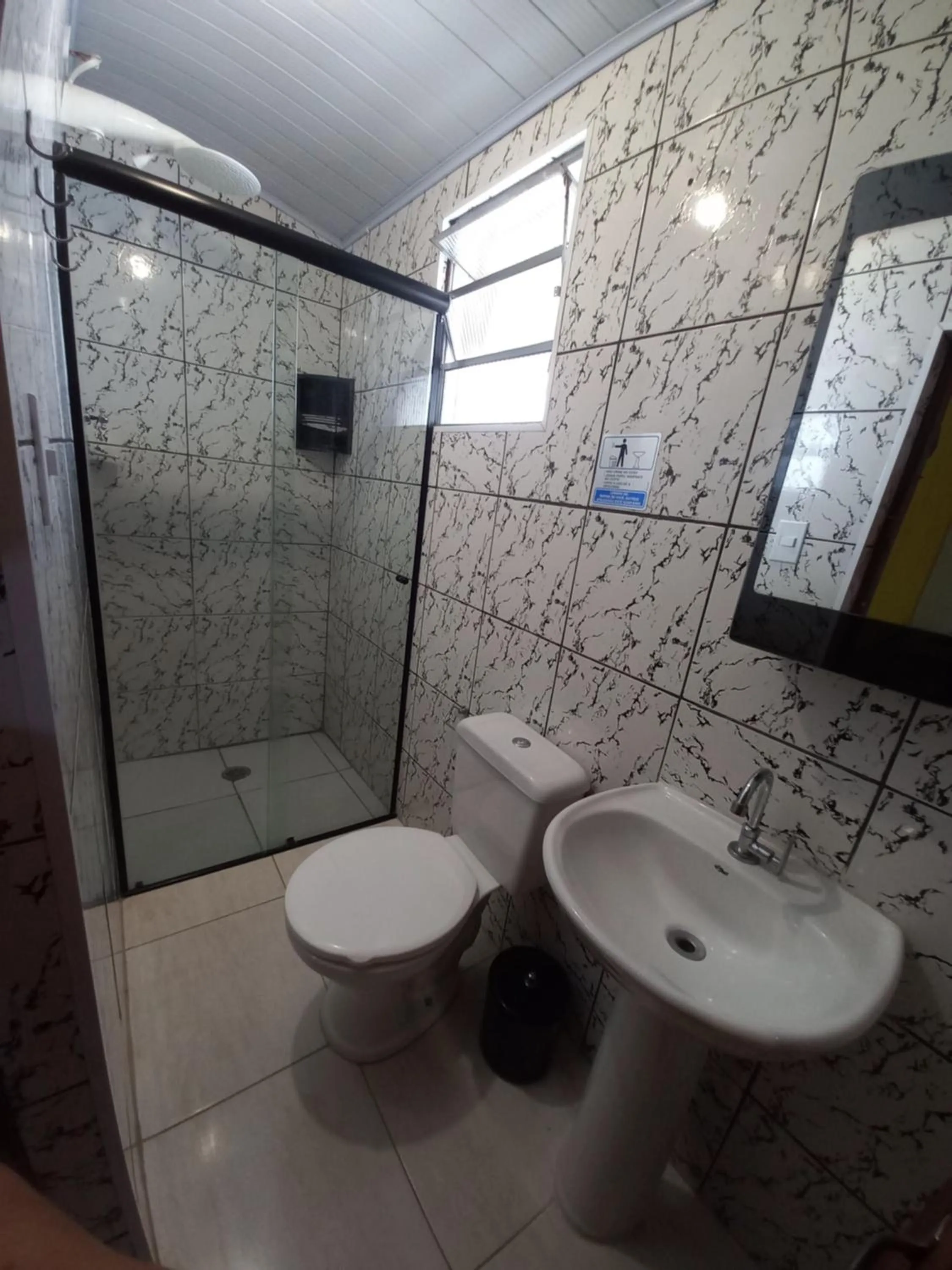 Shower in Suítes Cantinho do Sossego Ubatuba