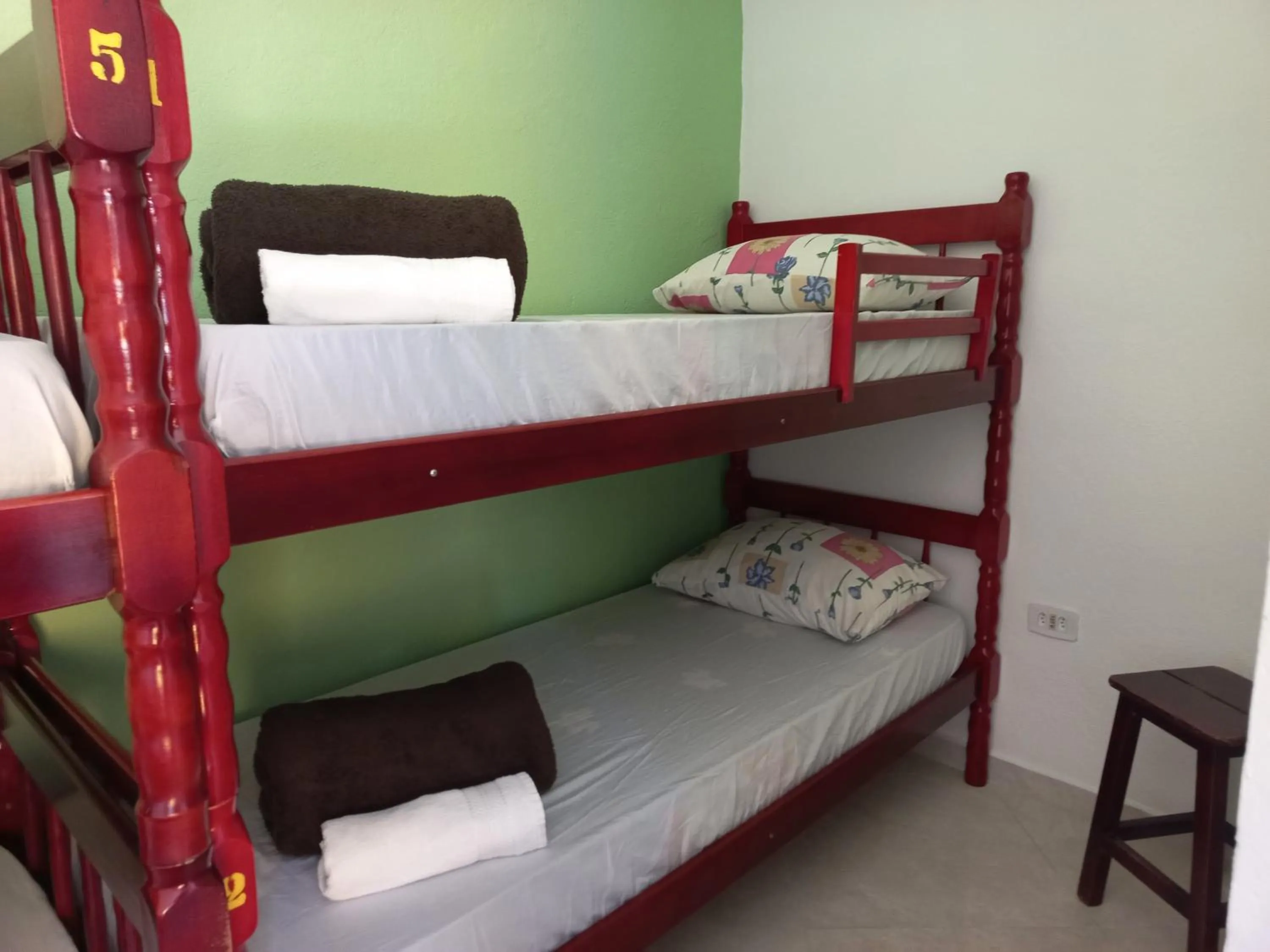 Bed in Suítes Cantinho do Sossego Ubatuba