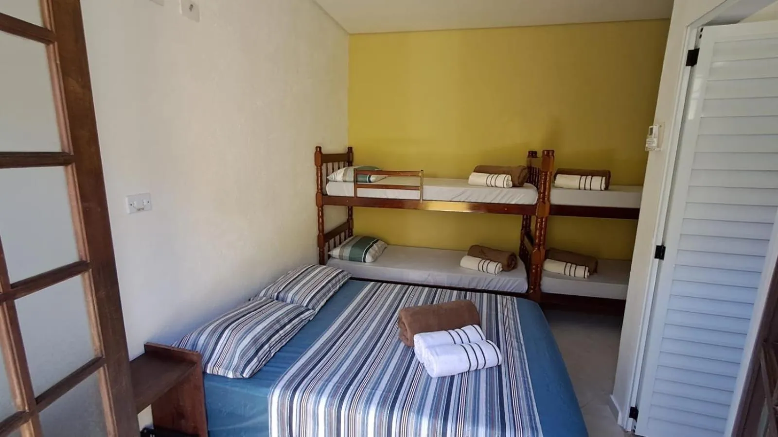 Bed in Suítes Cantinho do Sossego Ubatuba