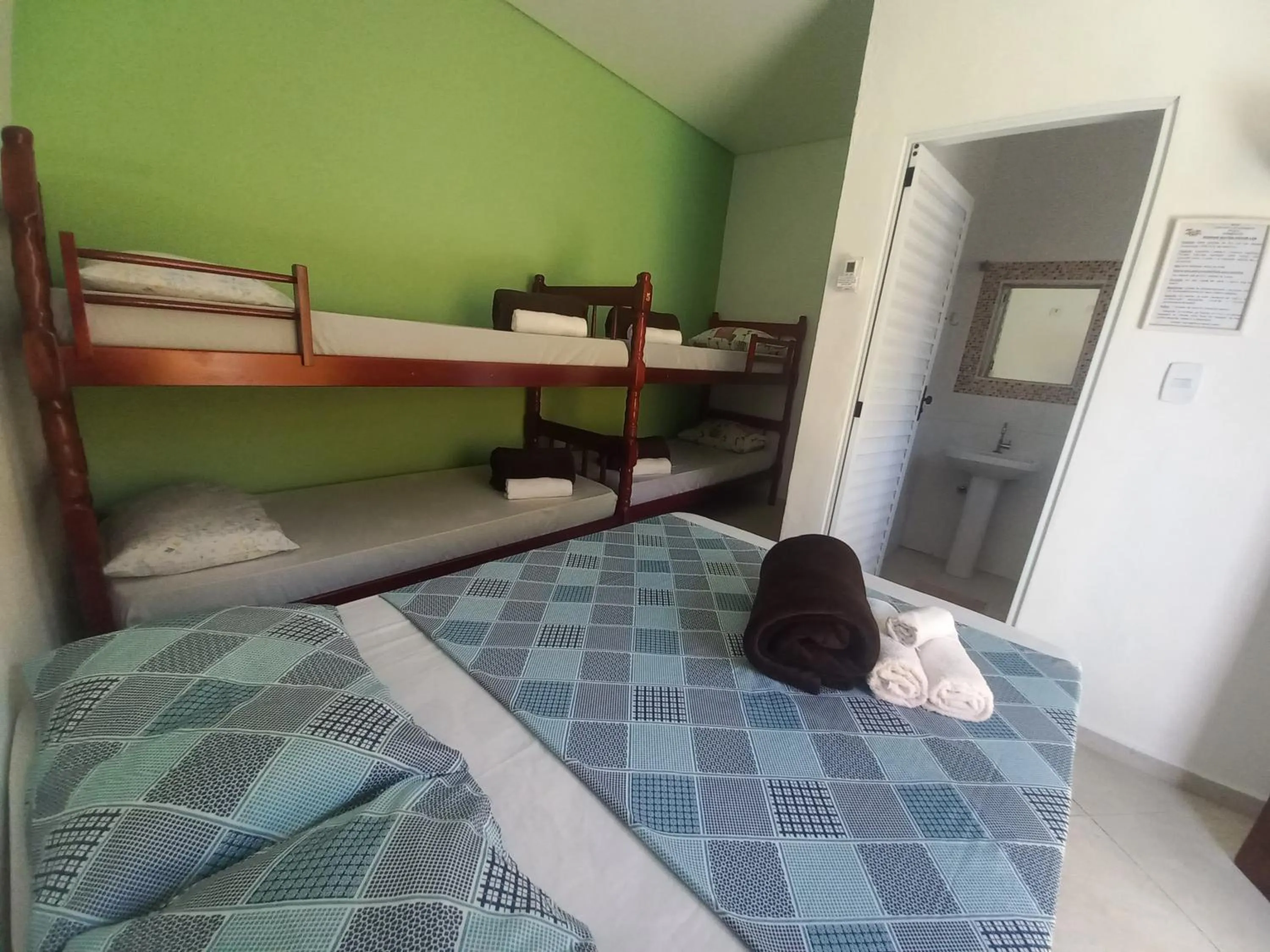 Bed in Suítes Cantinho do Sossego Ubatuba