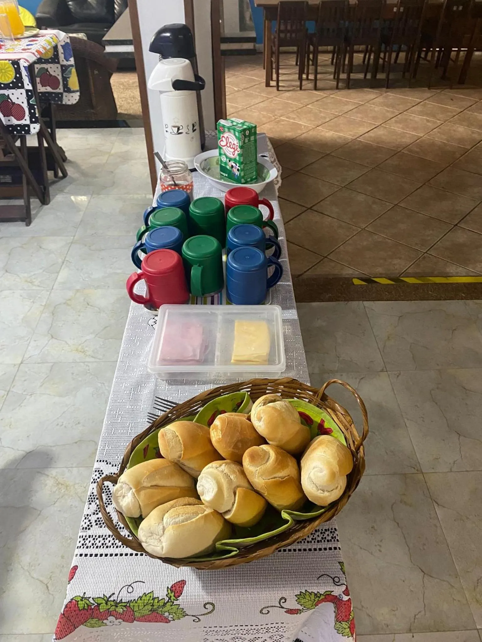 Breakfast in Ipanema Club Hostel