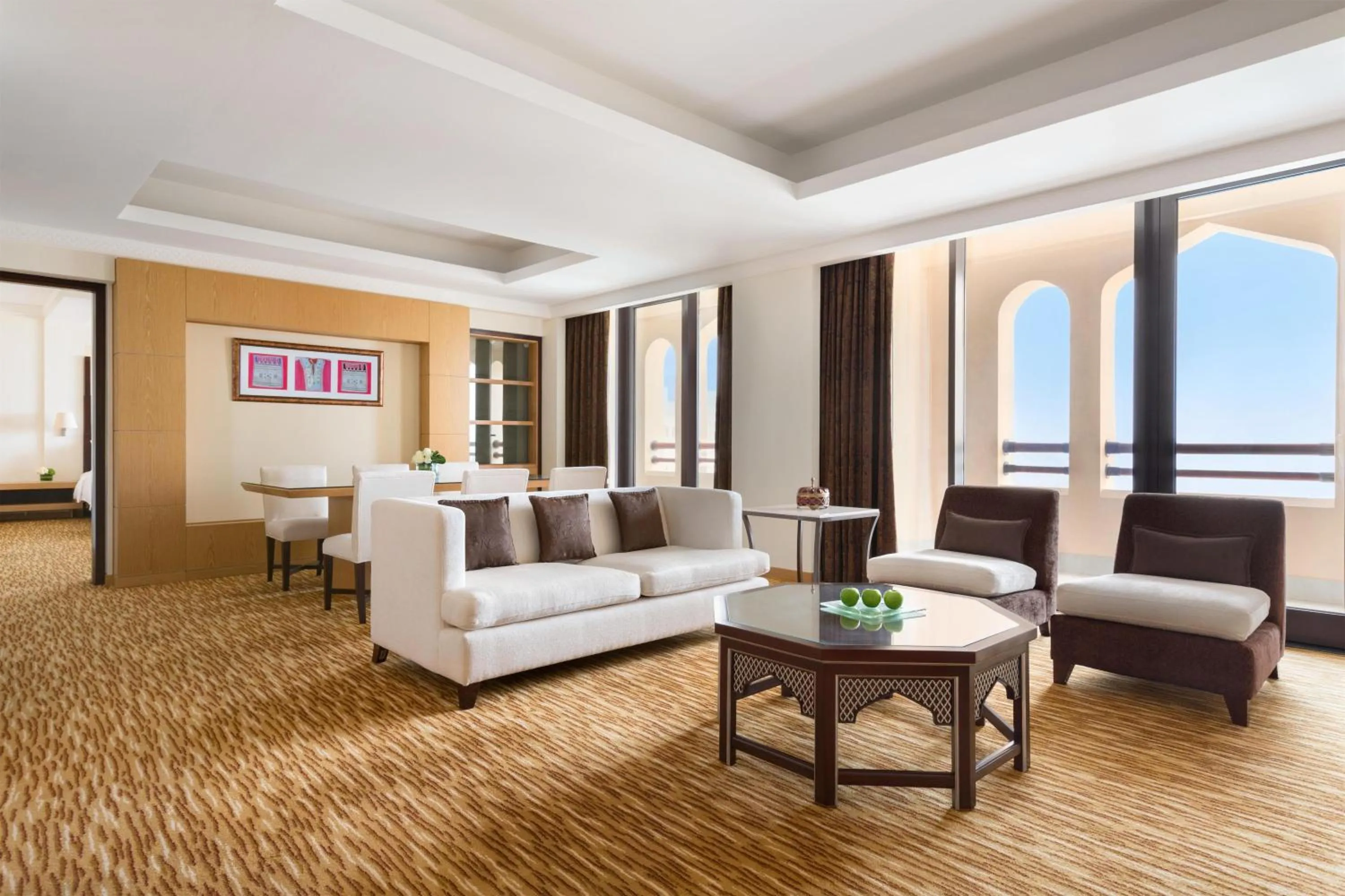 Living room in Hilton Muscat Al Bandar