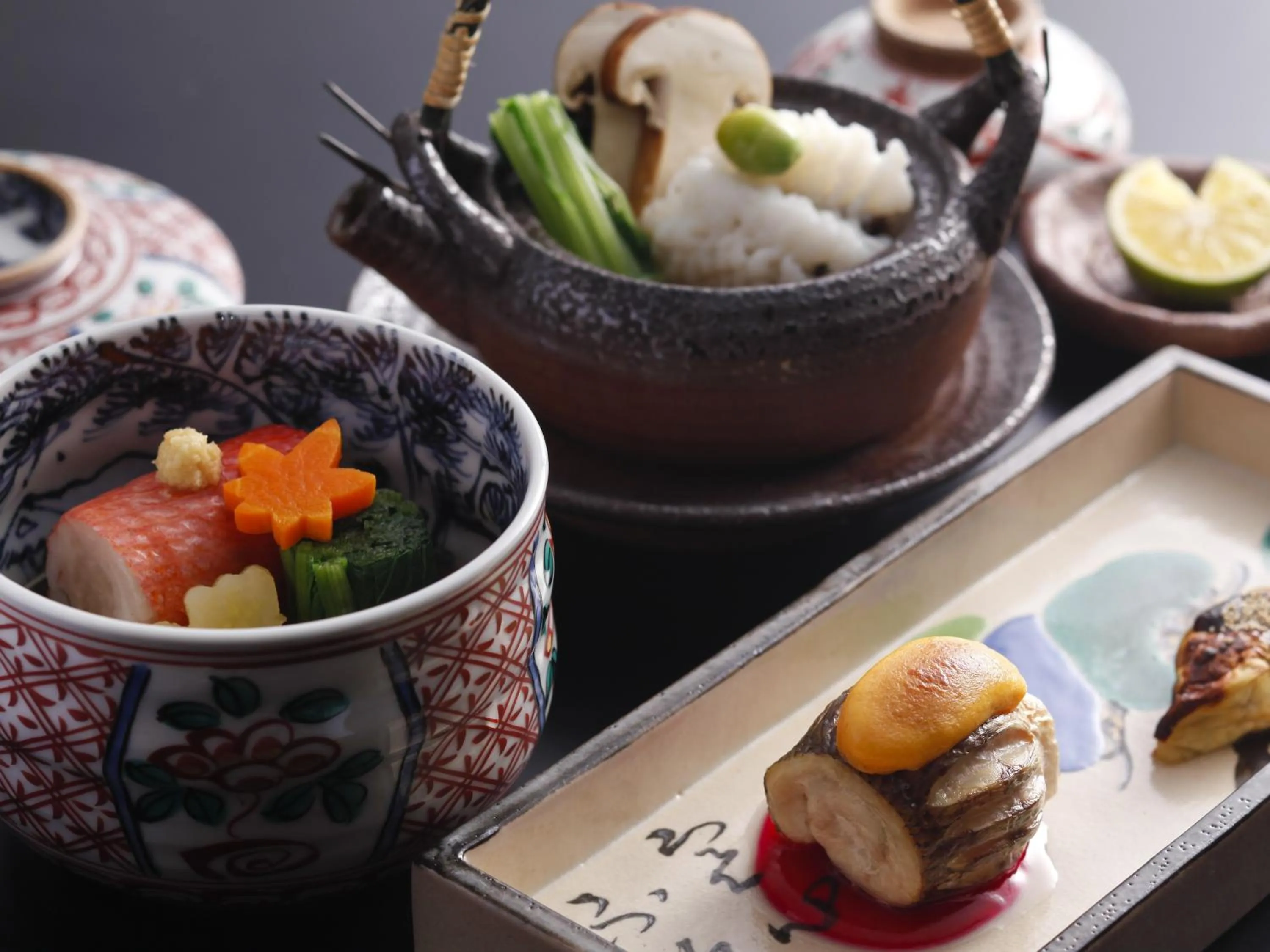 Food close-up in Hashinoya Bekkan Ransui