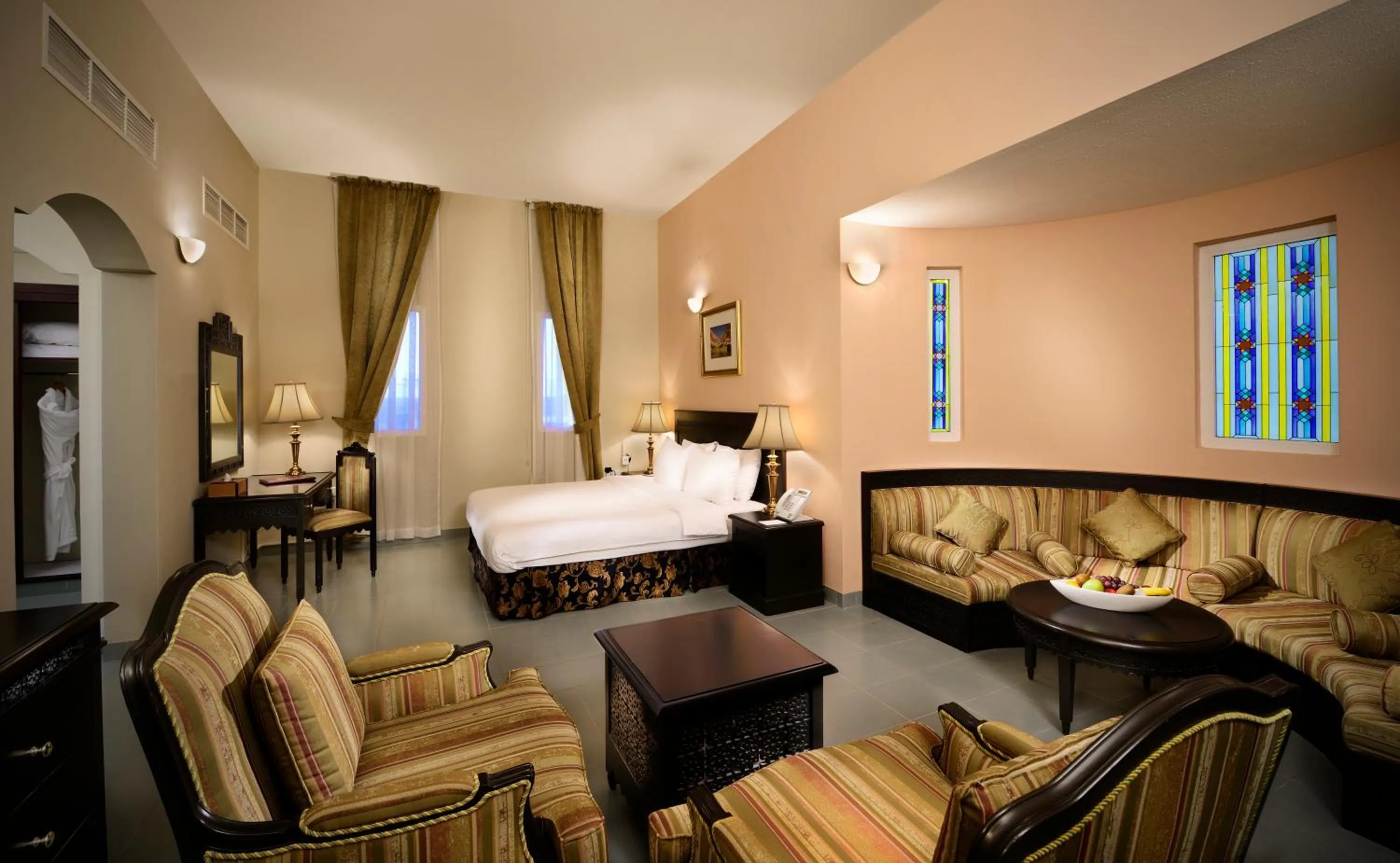 Bed in Masira Island Resort