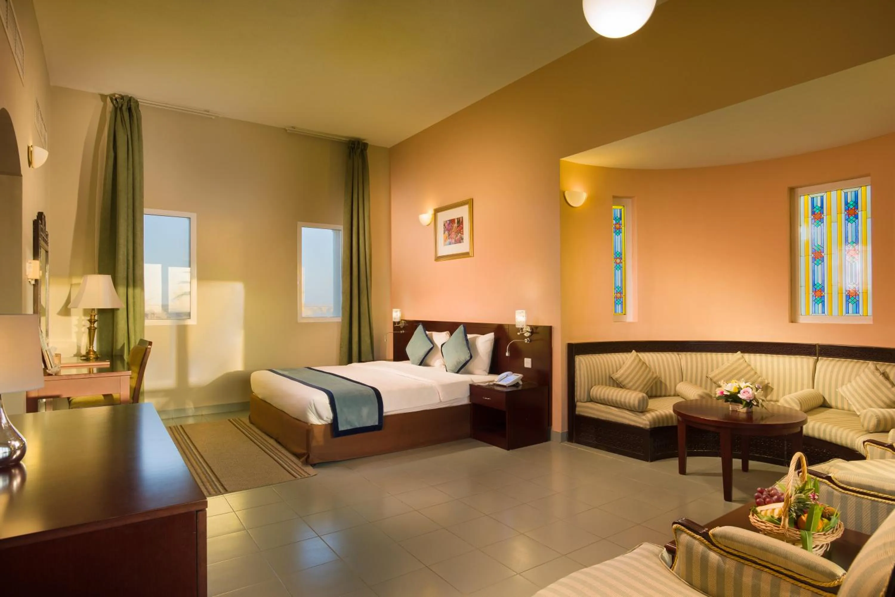 Bed in Masira Island Resort