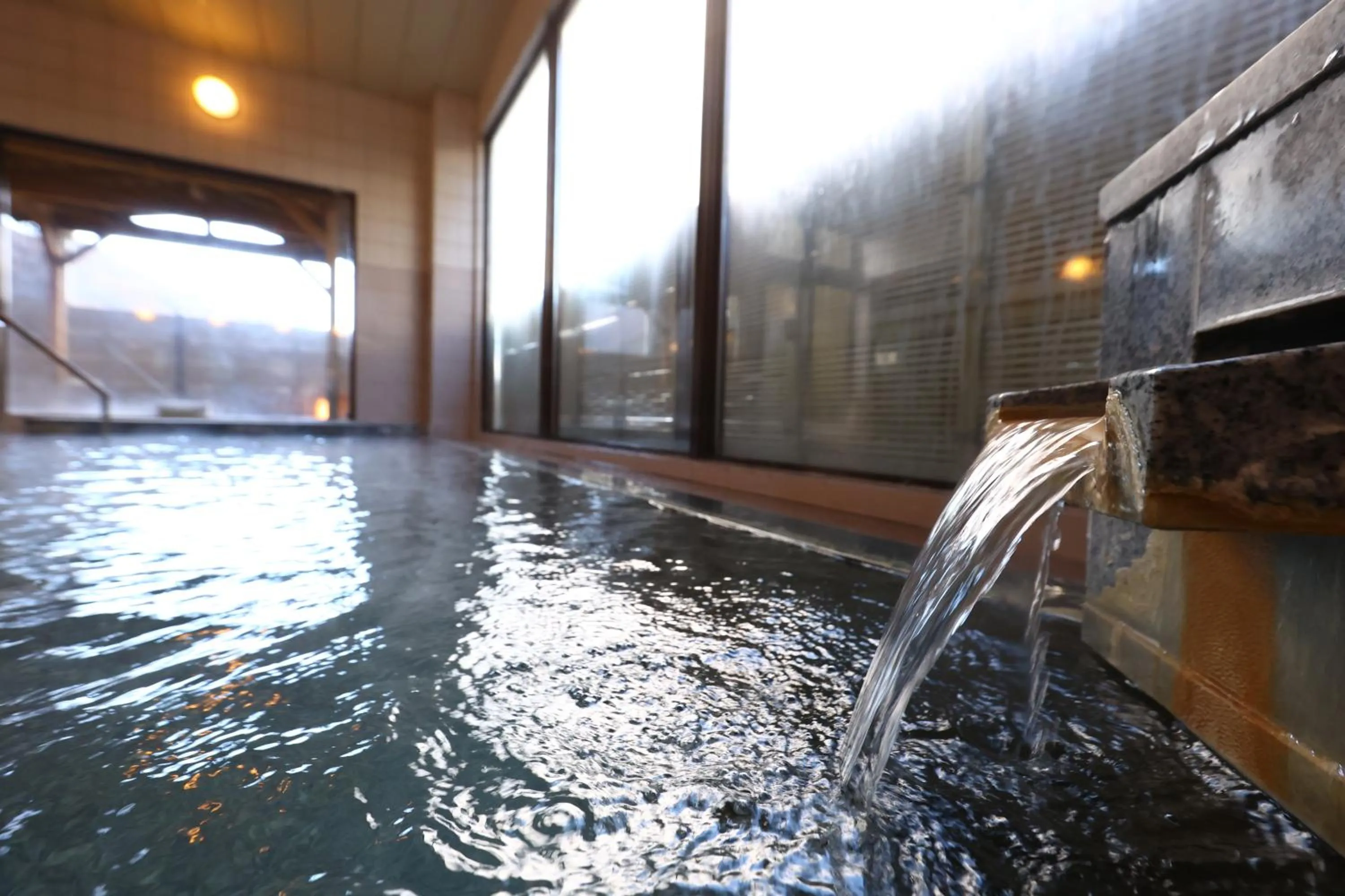 Hot Spring Bath in Hotel Yamabuki