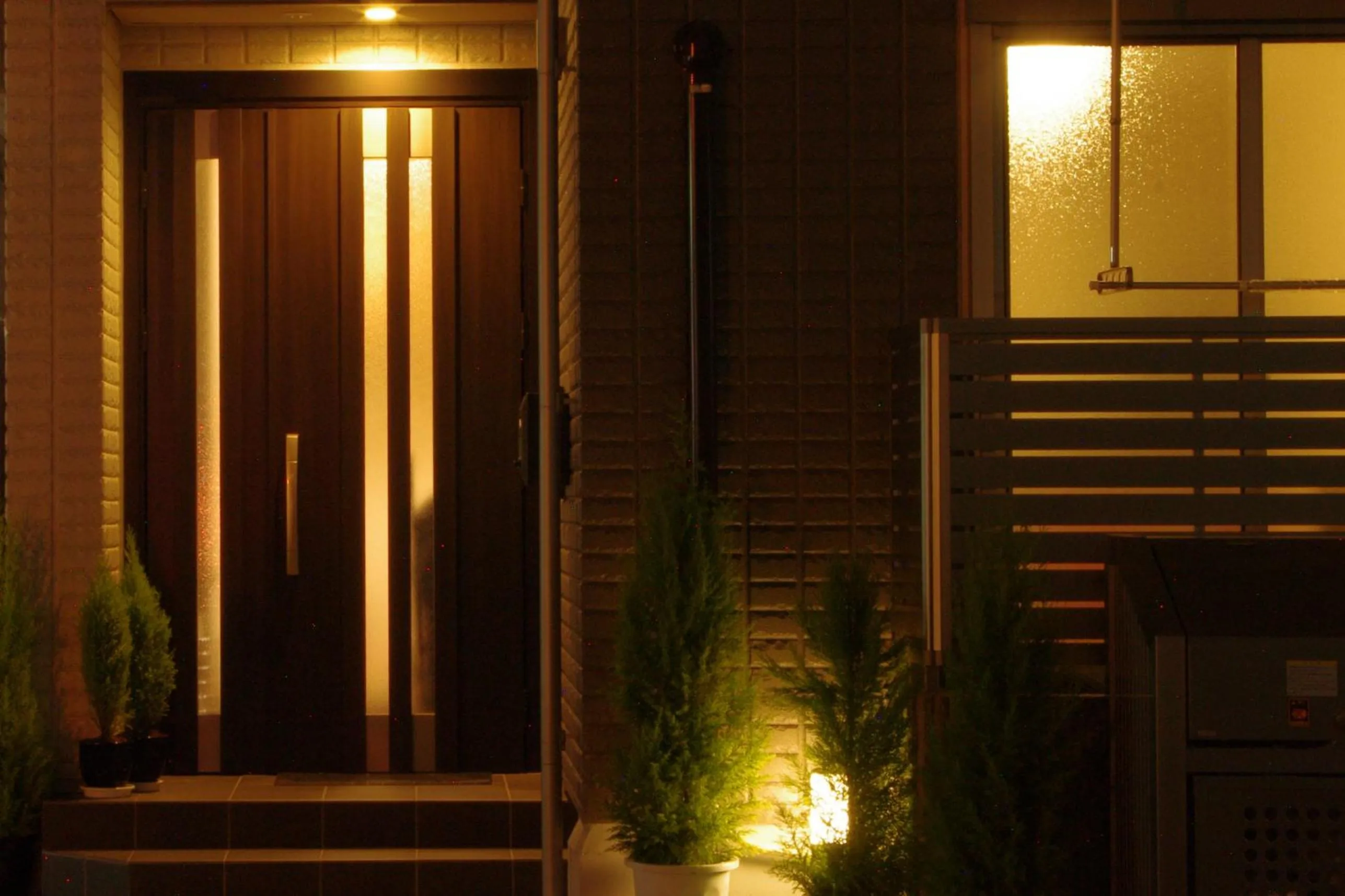 Facade/entrance in Poly Hostel Osaka