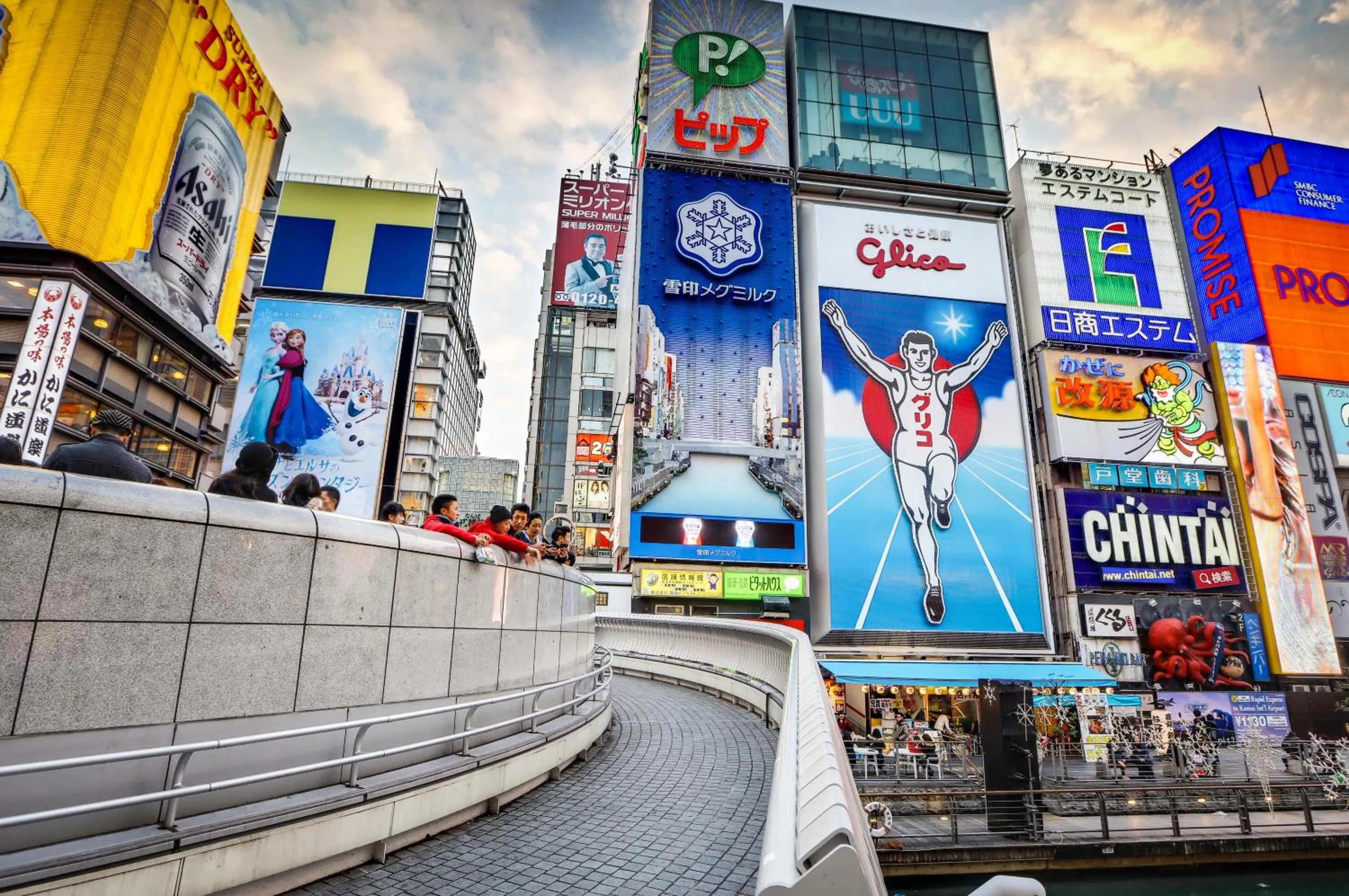 Street view in Poly Hostel Osaka