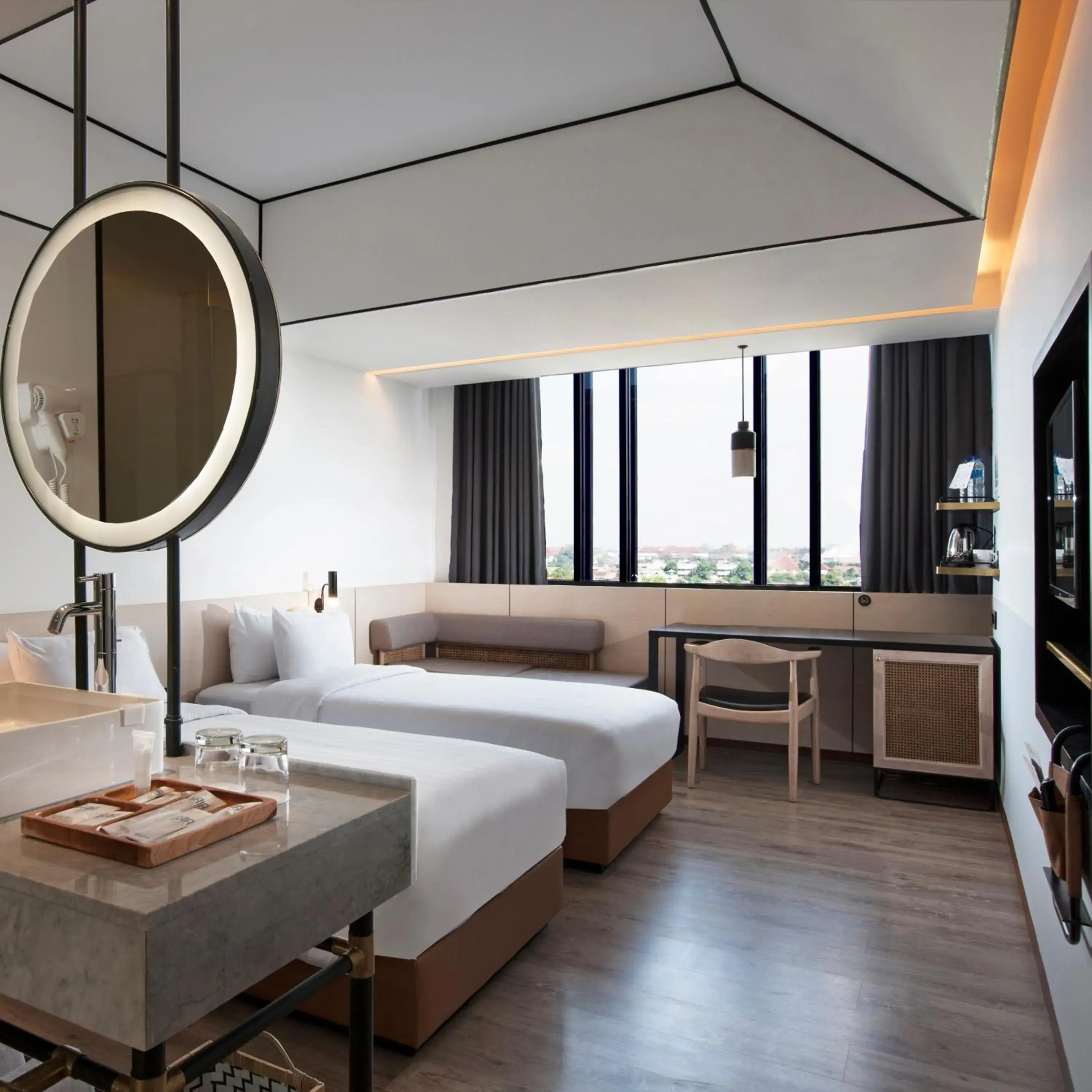 Deluxe Twin Room in GAIA Cosmo Hotel Deluxe Twin Room in GAIA Cosmo Hotel