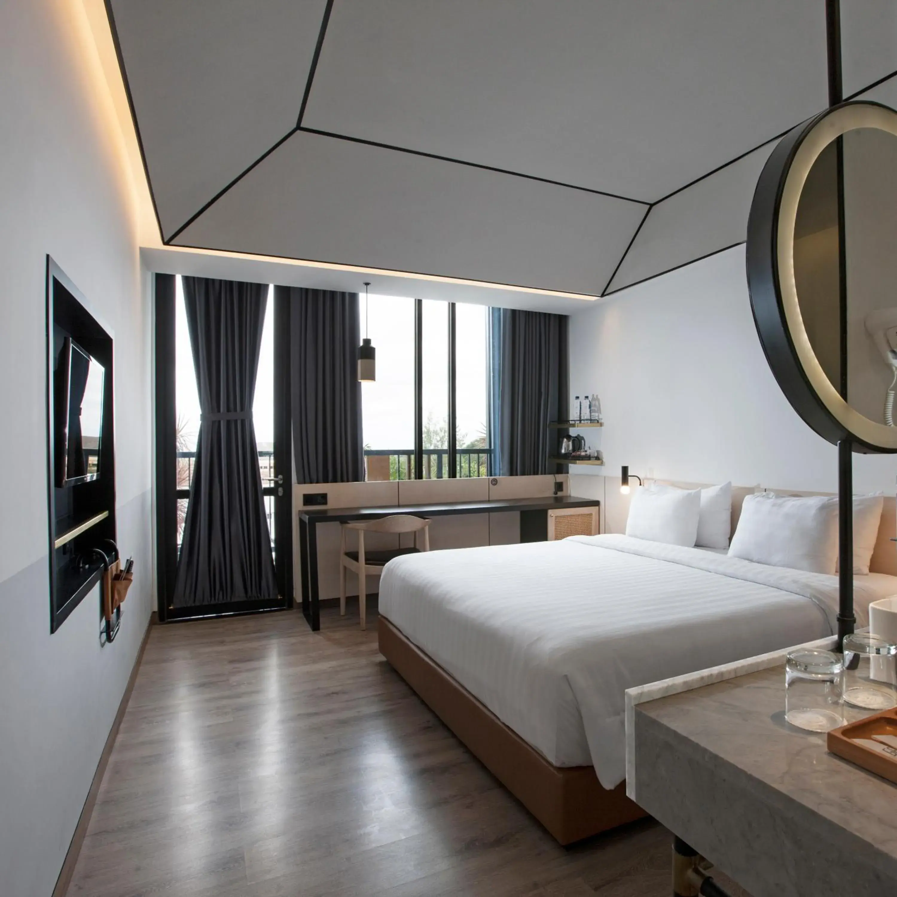 Deluxe Double Room with Balcony in GAIA Cosmo Hotel Deluxe Double Room with Balcony in GAIA Cosmo Hotel