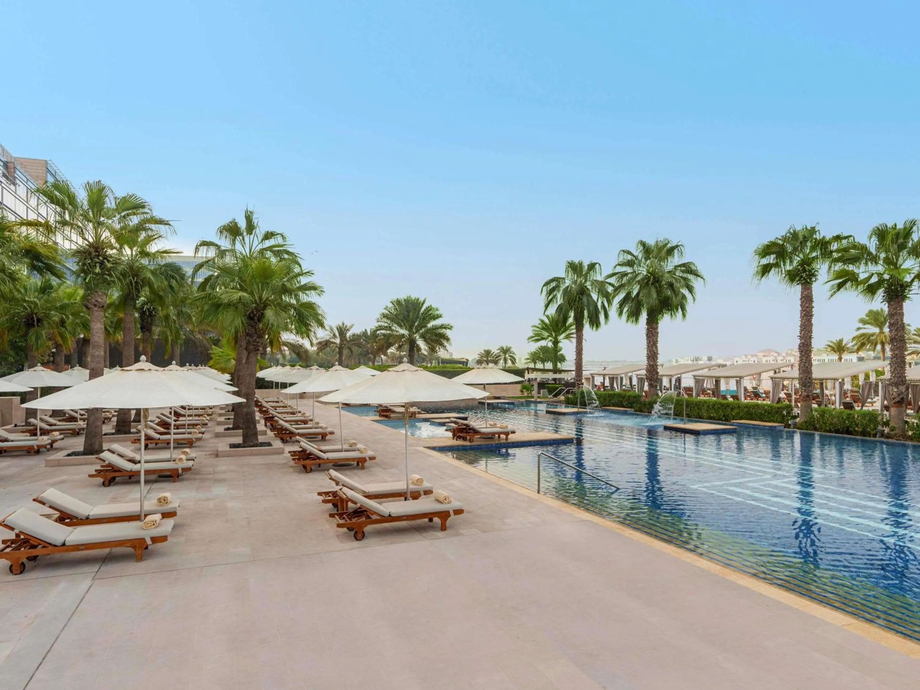 Pool view in Fairmont Bab Al Bahr