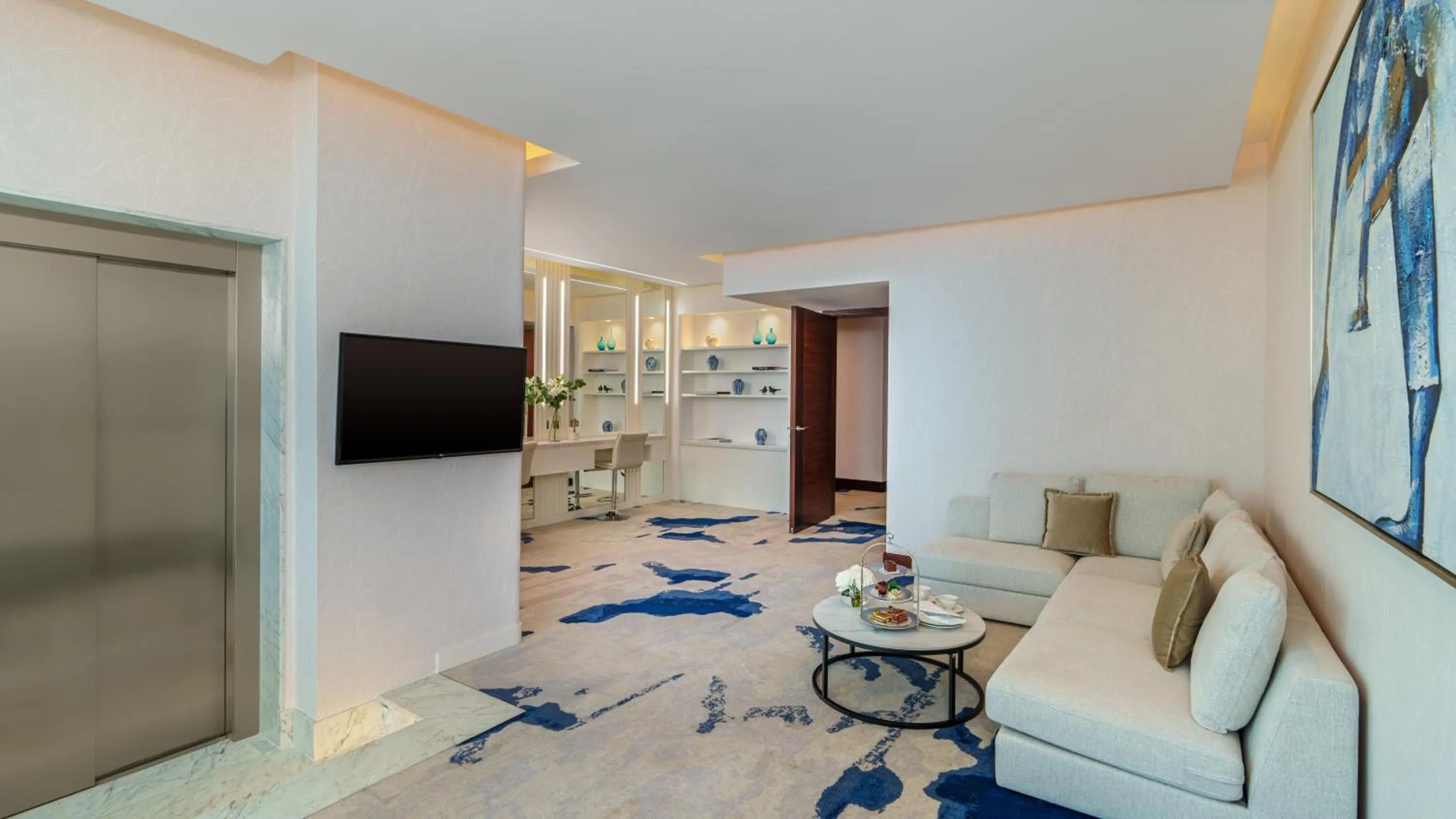 Living room in Fairmont Bab Al Bahr