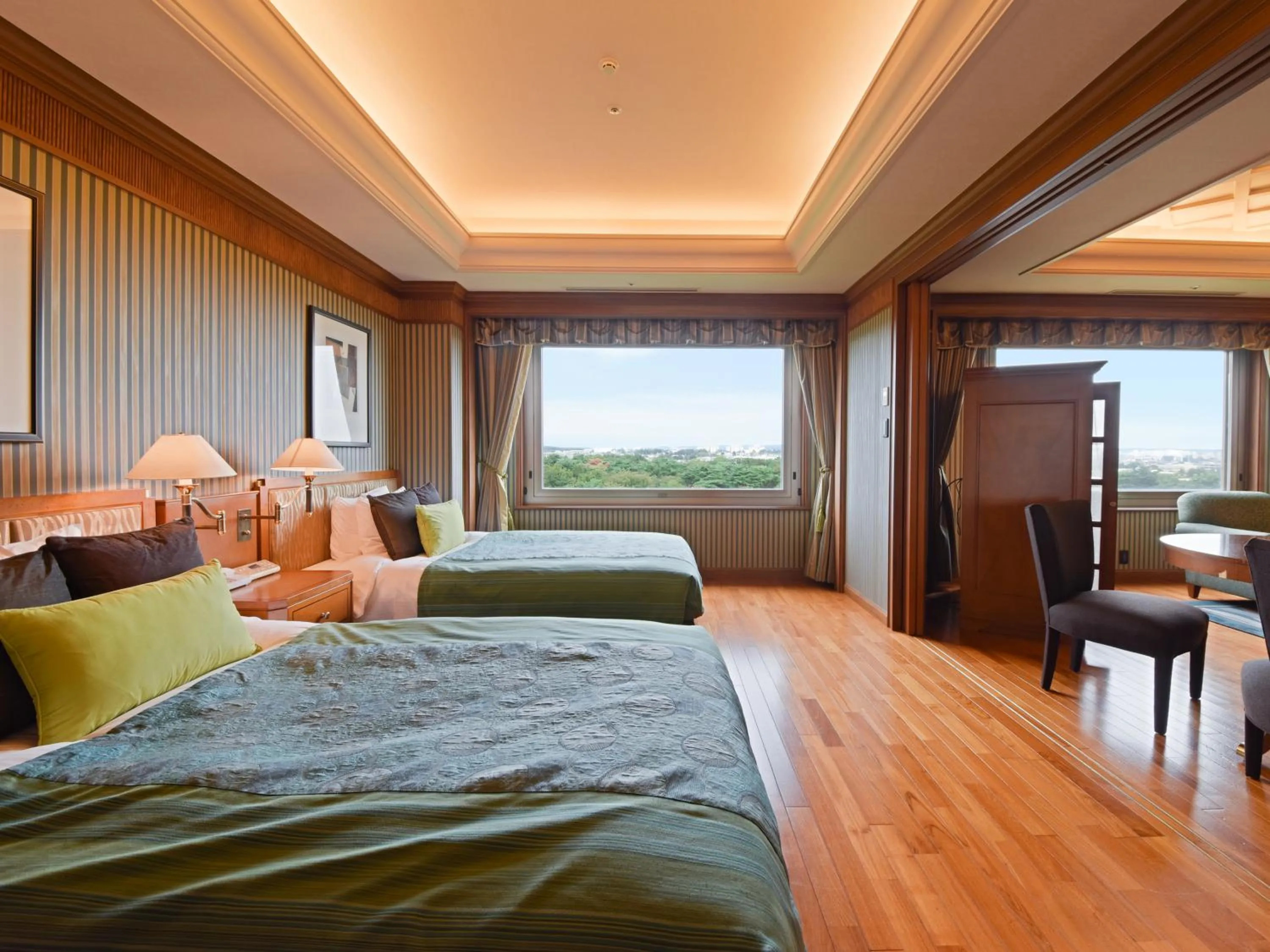 Bed in Forest Inn Showakan (Okura Hotels & Resorts)