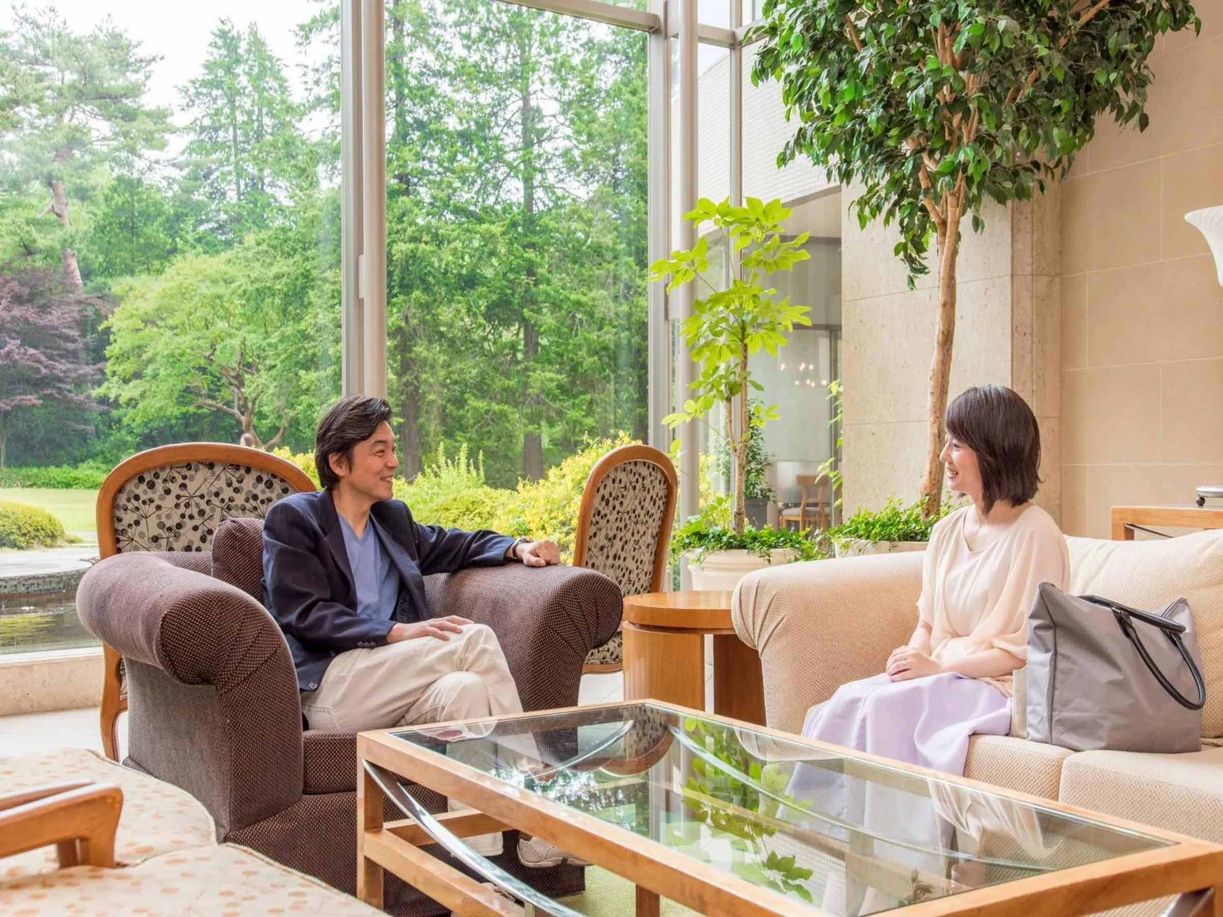 Lobby or reception in Forest Inn Showakan (Okura Hotels & Resorts)