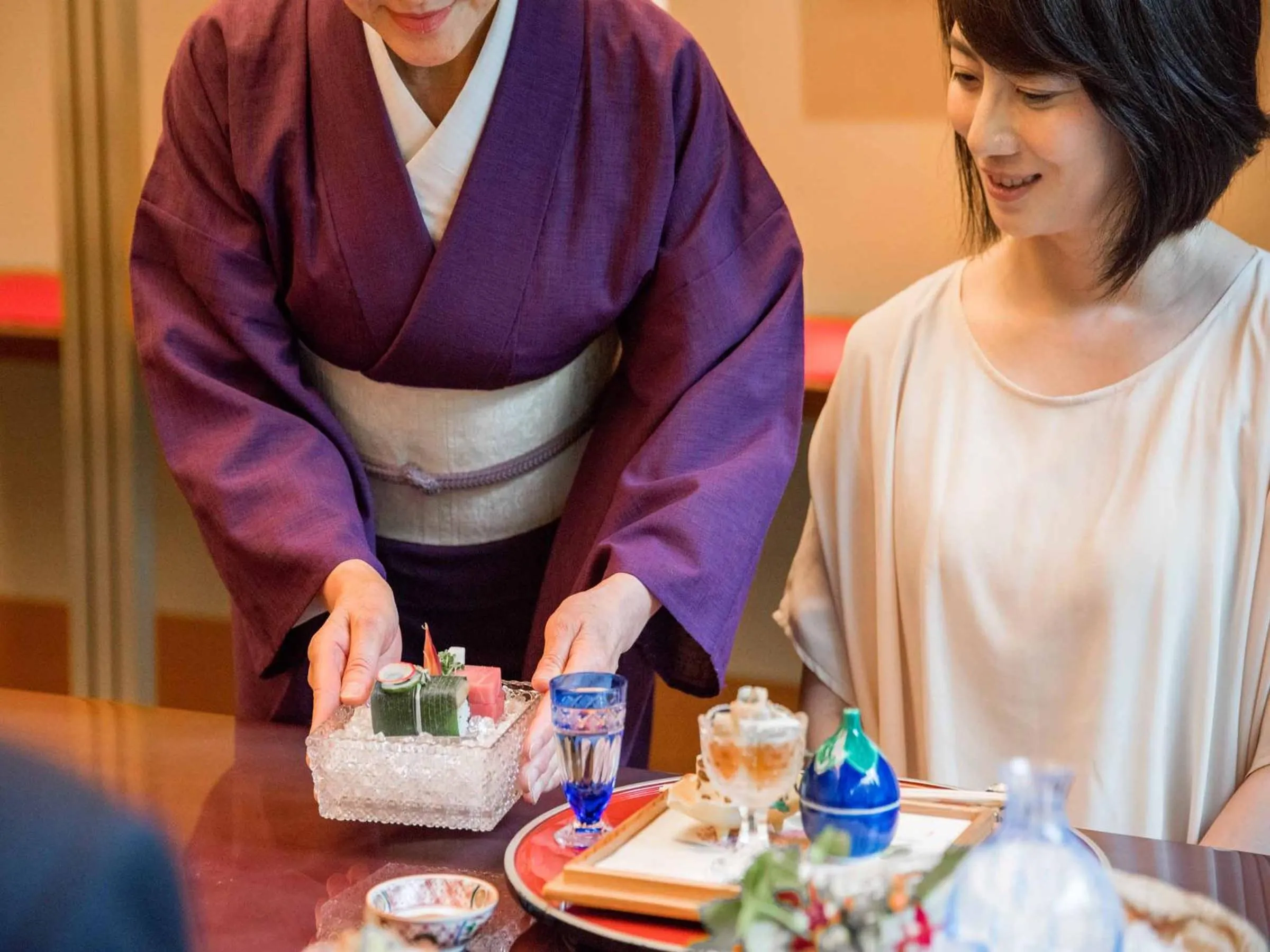 Food close-up in Forest Inn Showakan (Okura Hotels & Resorts)