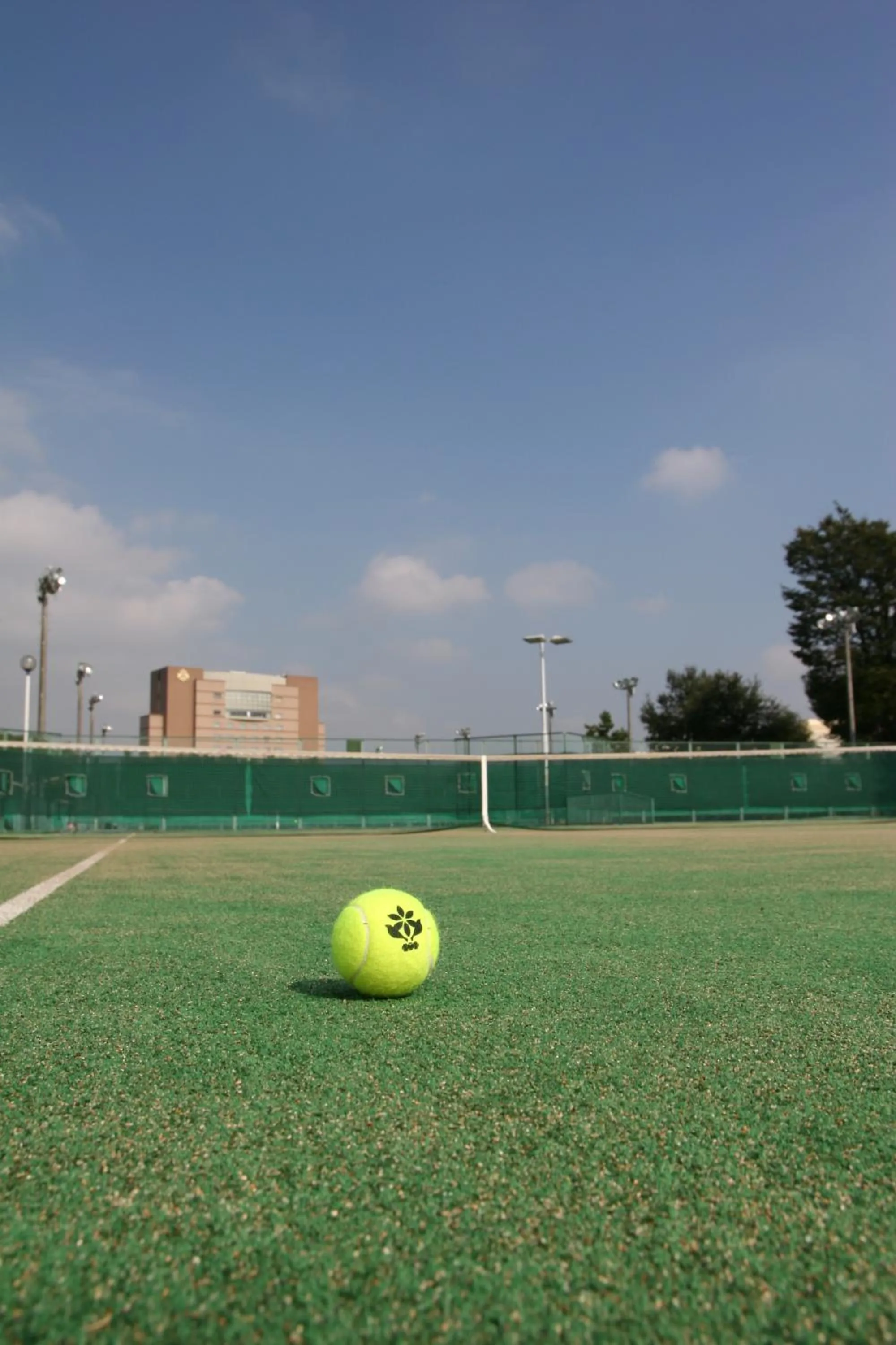 Tennis court in Forest Inn Showakan (Okura Hotels & Resorts)
