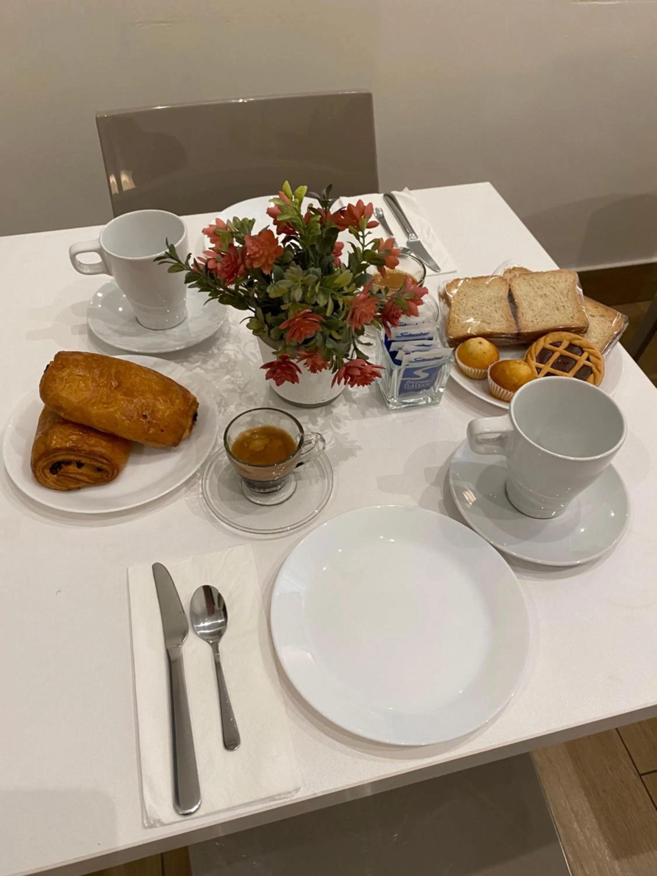 Italian breakfast in Art Atelier Accomodation Guest House
