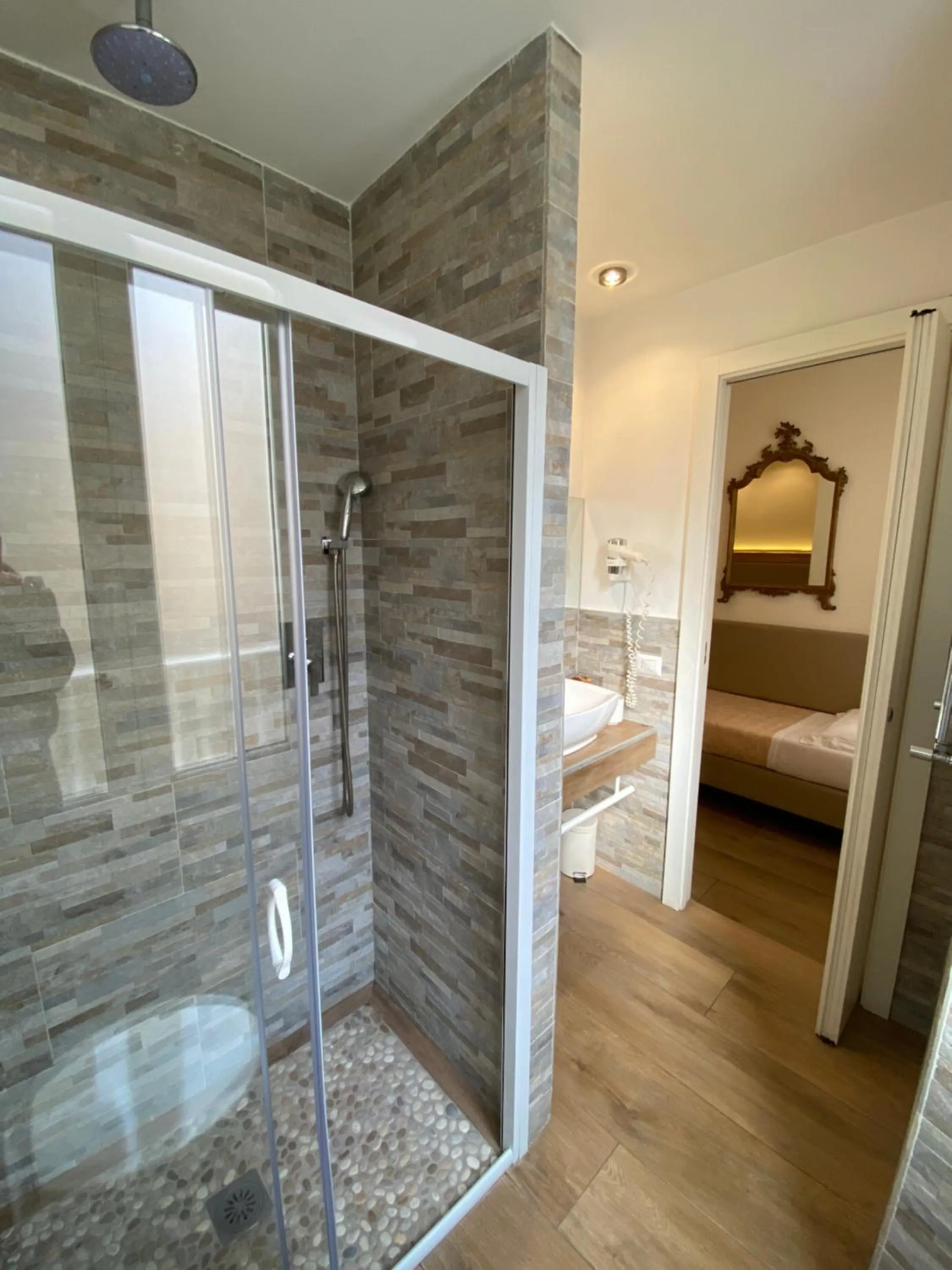 Bathroom, Bed in Art Atelier Accomodation Guest House