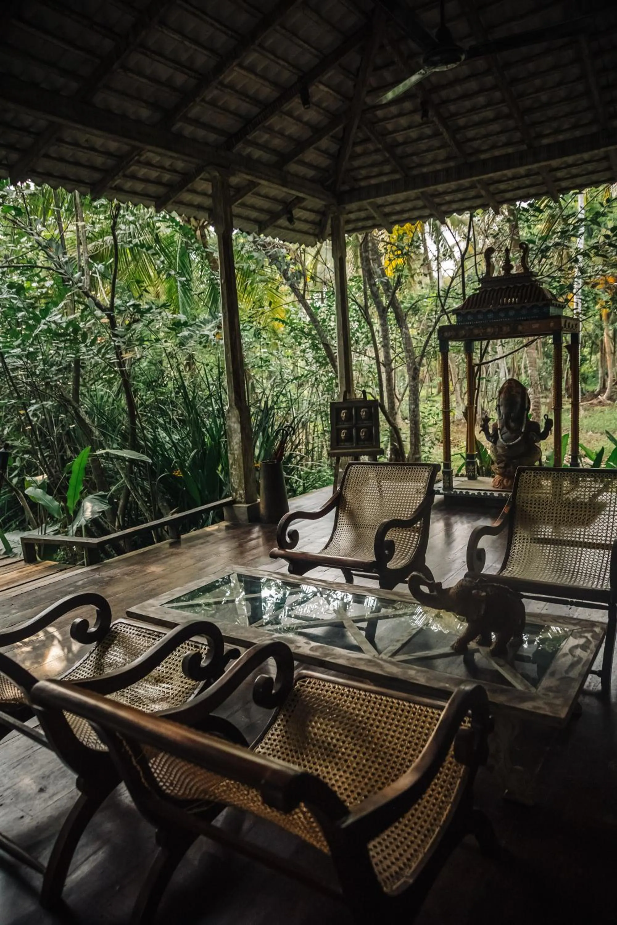 Patio in Ginganga Lodge