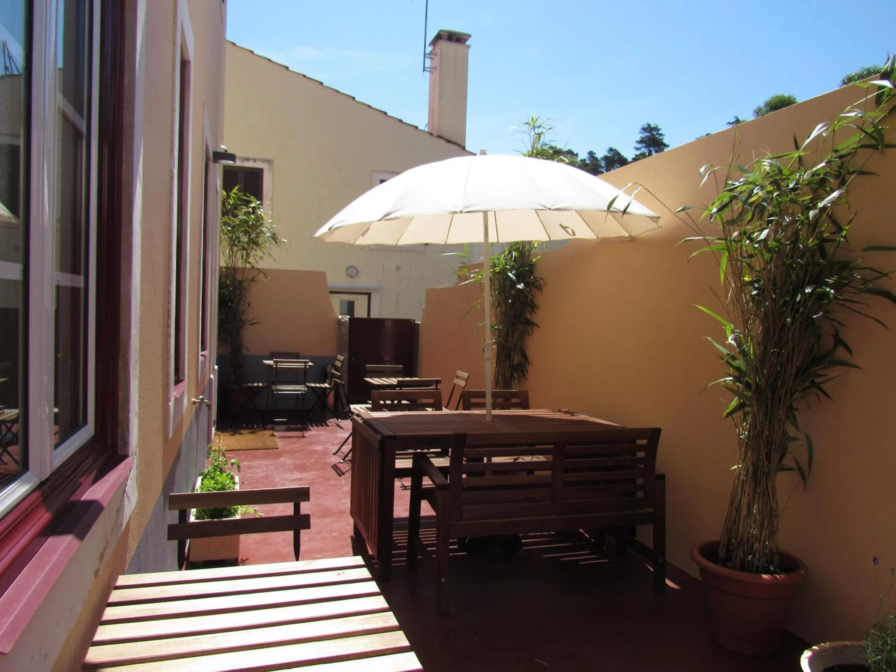 Balcony/Terrace in Most Art Boutique Hostel