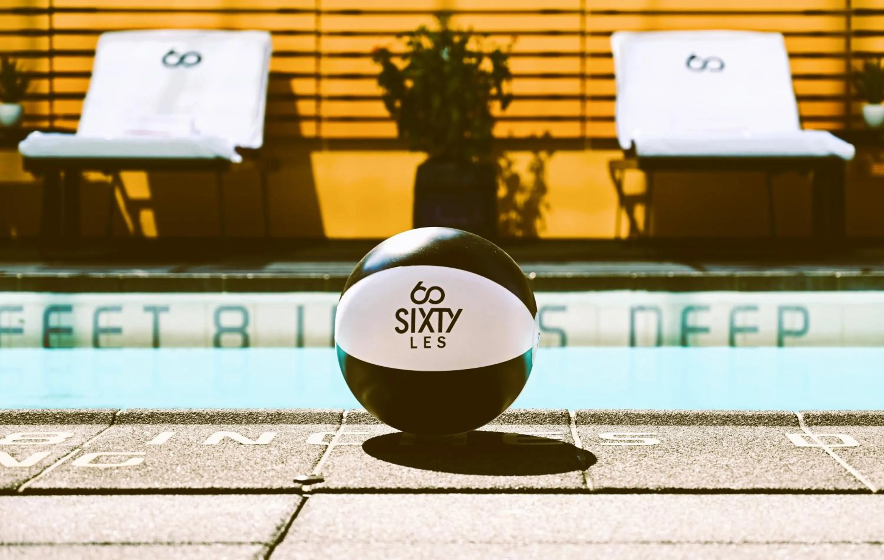 Pool view in Sixty LES