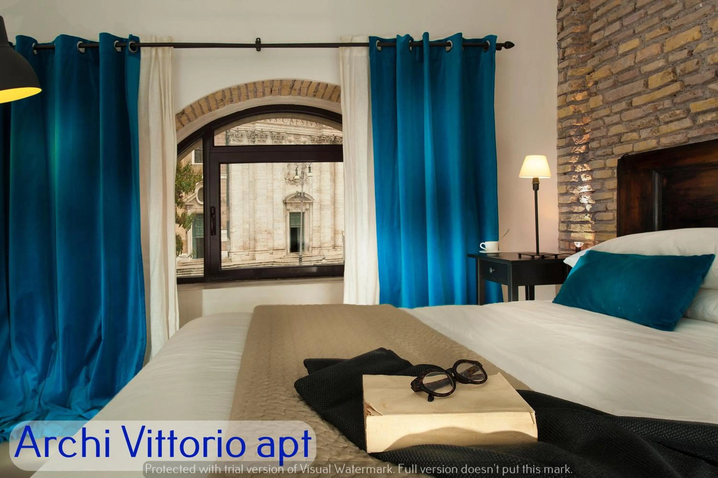 Bedroom, Bed in Corso Vittorio Apartments