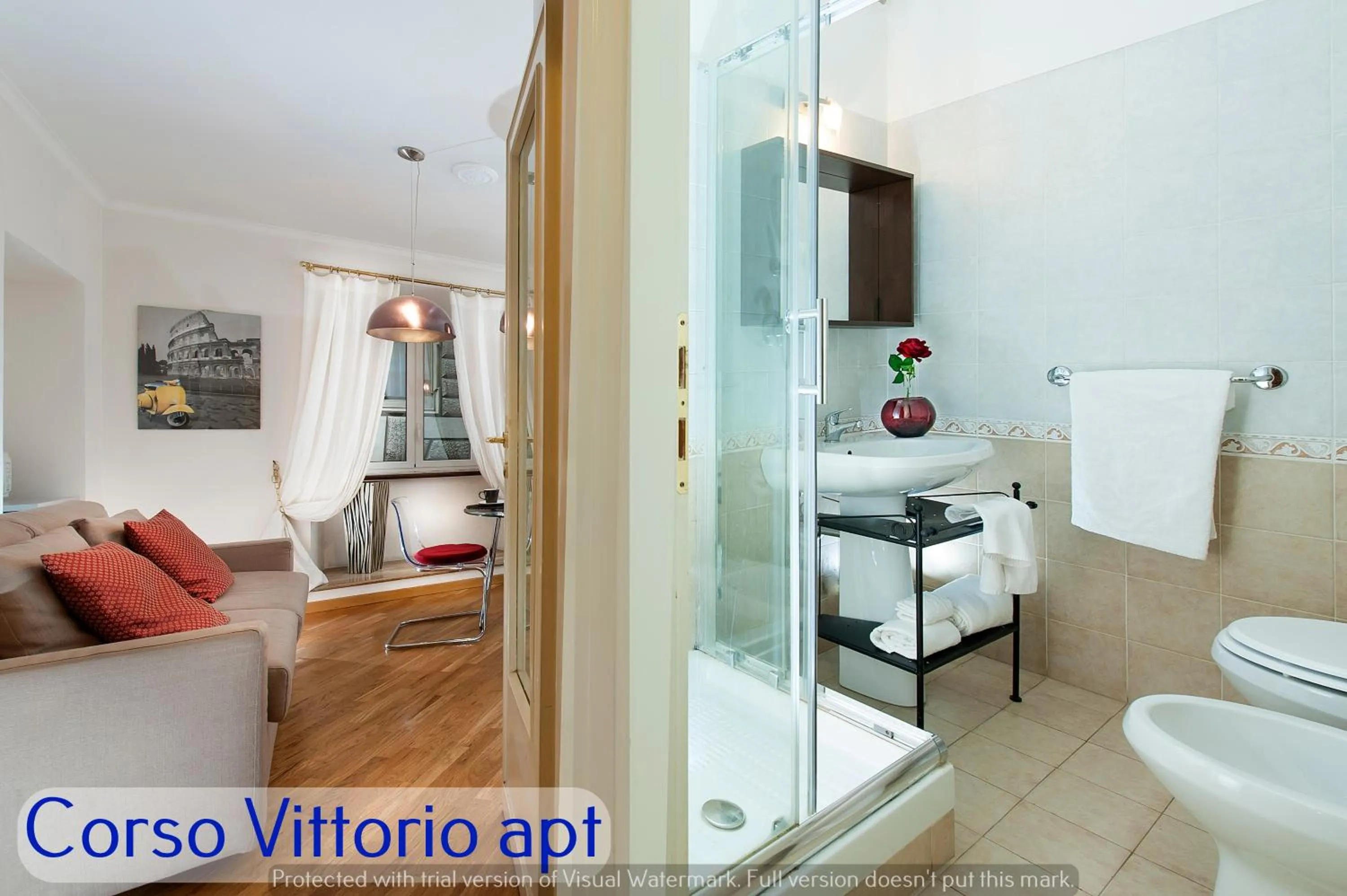 Bathroom in Corso Vittorio Apartments